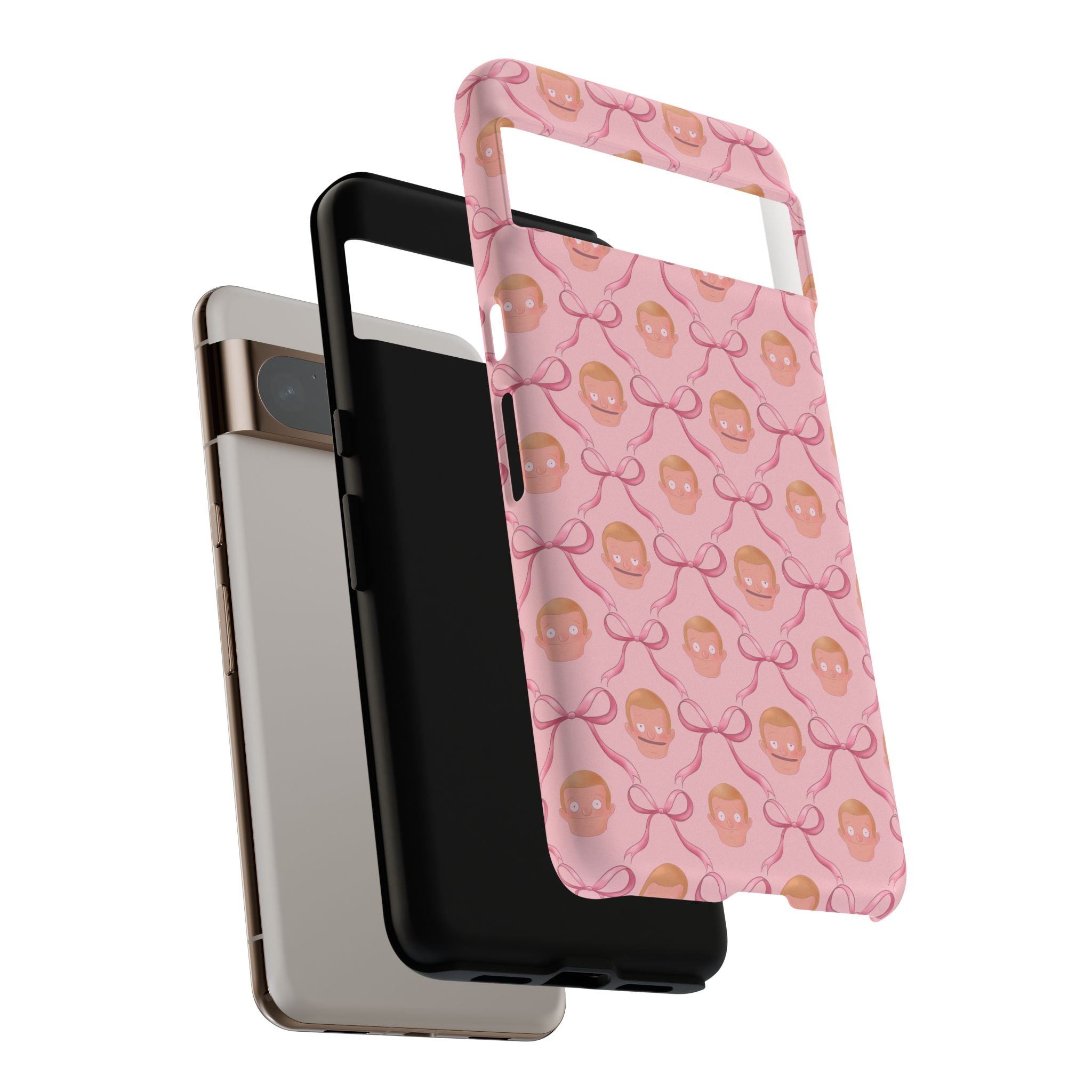 Bob's Burgers Inspired Regular Size Rudy Pink Coquette Tough Case for iPhone, Google, and Samsung