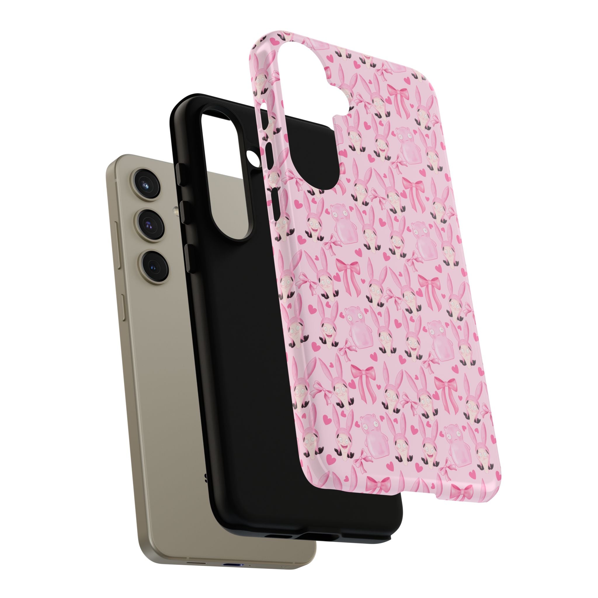 Bob's Burgers Inspired Coquette Louise Tough Case for iPhone, Google, and Samsung