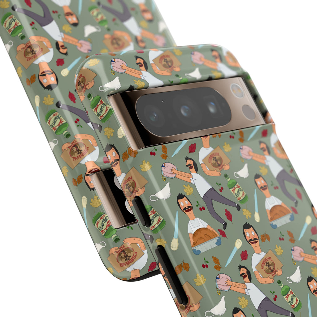 Bob's Burgers Inspired Thanksgiving Bob V1 Tough Case for iPhone, Samsung, and Google Phones