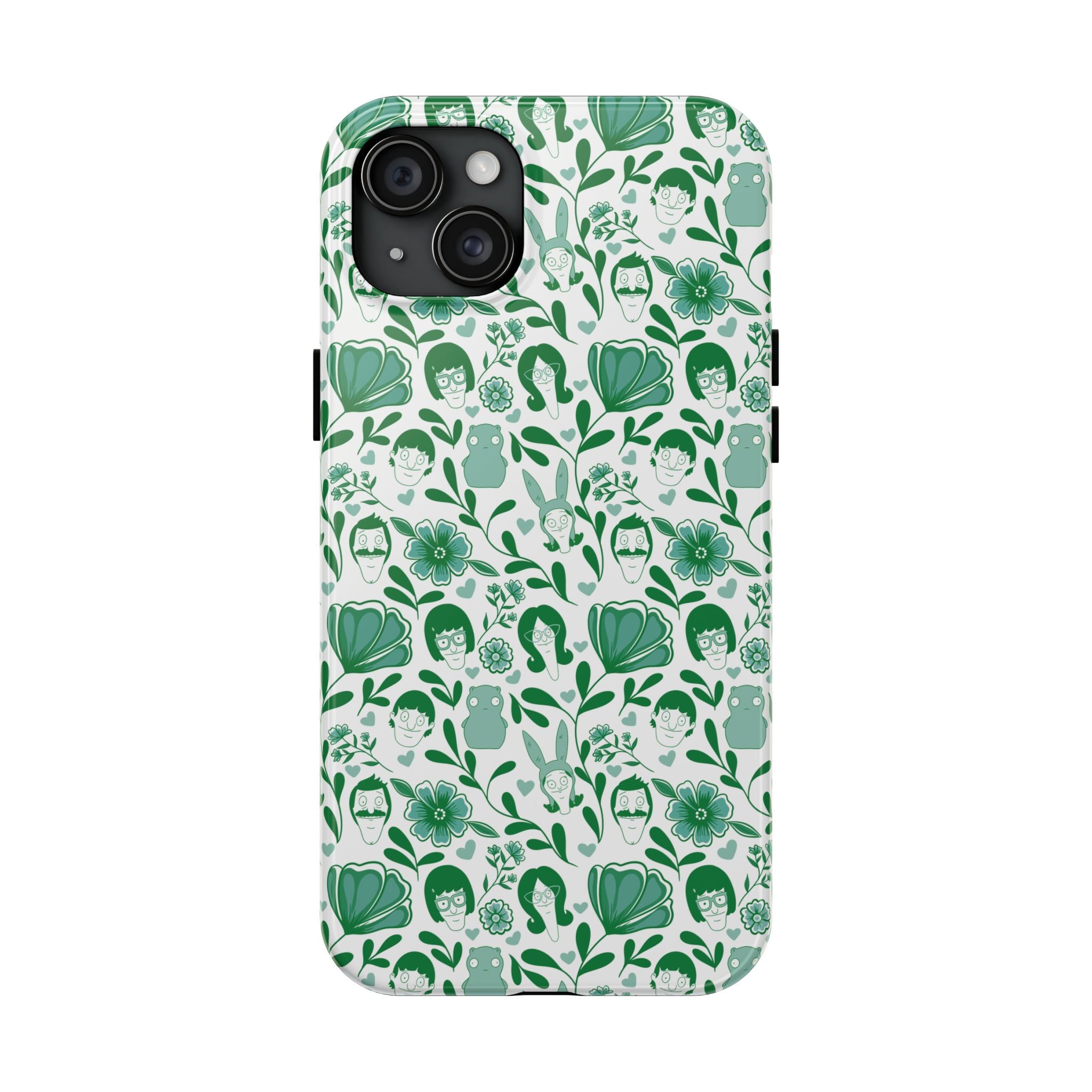 Belcher's Green Fine China Tough Phone Case (iPhone, Samsung) Not MagSafe!