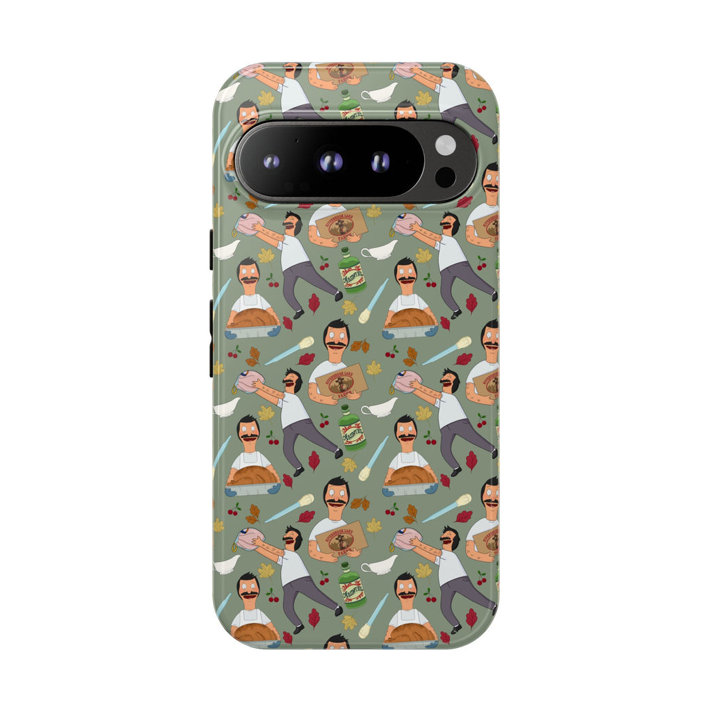 Bob's Burgers Inspired Thanksgiving Bob V1 Tough Case for iPhone, Samsung, and Google Phones