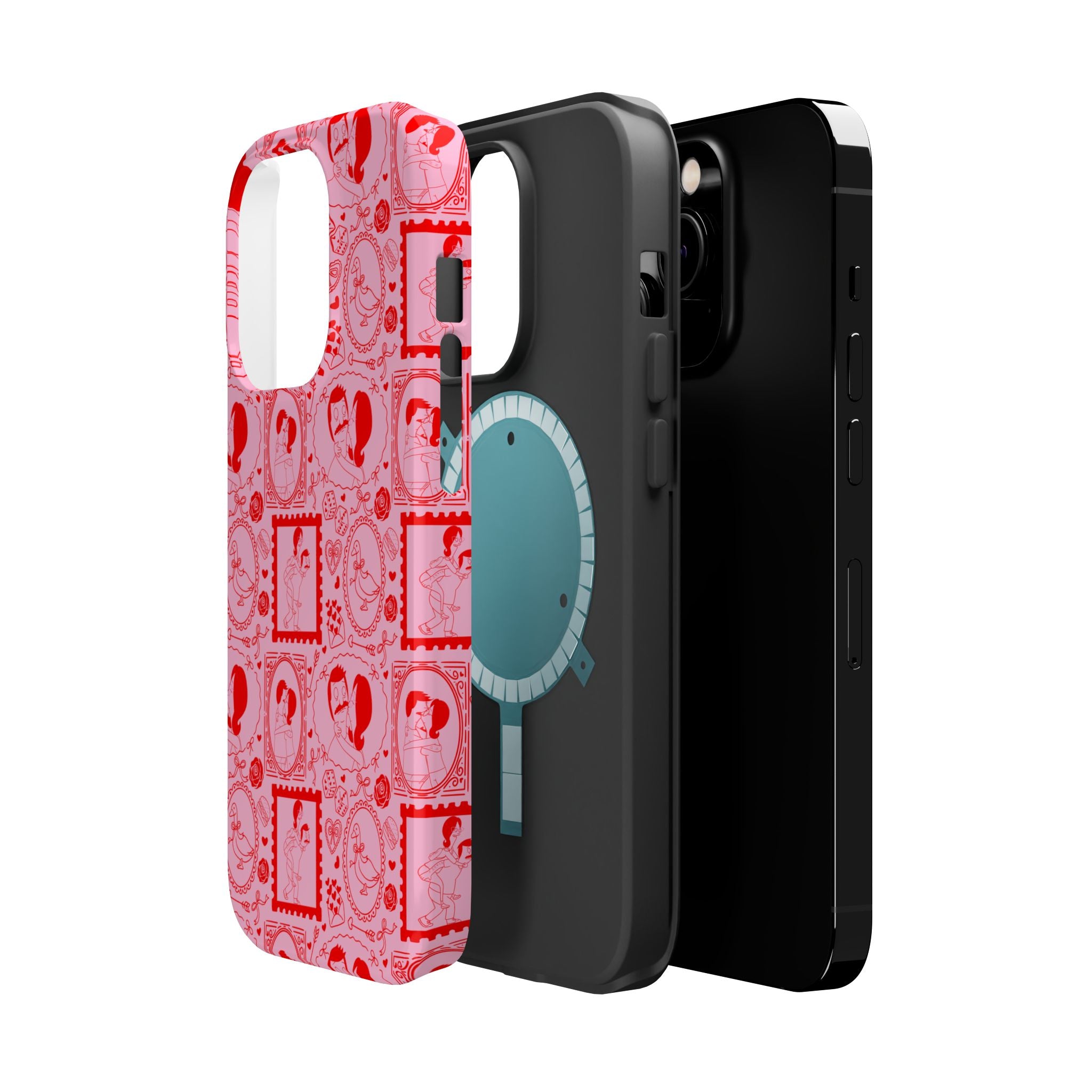 Linda & Bob Valentine's iPhone Case – Magnetic Impact-Resistant PINK