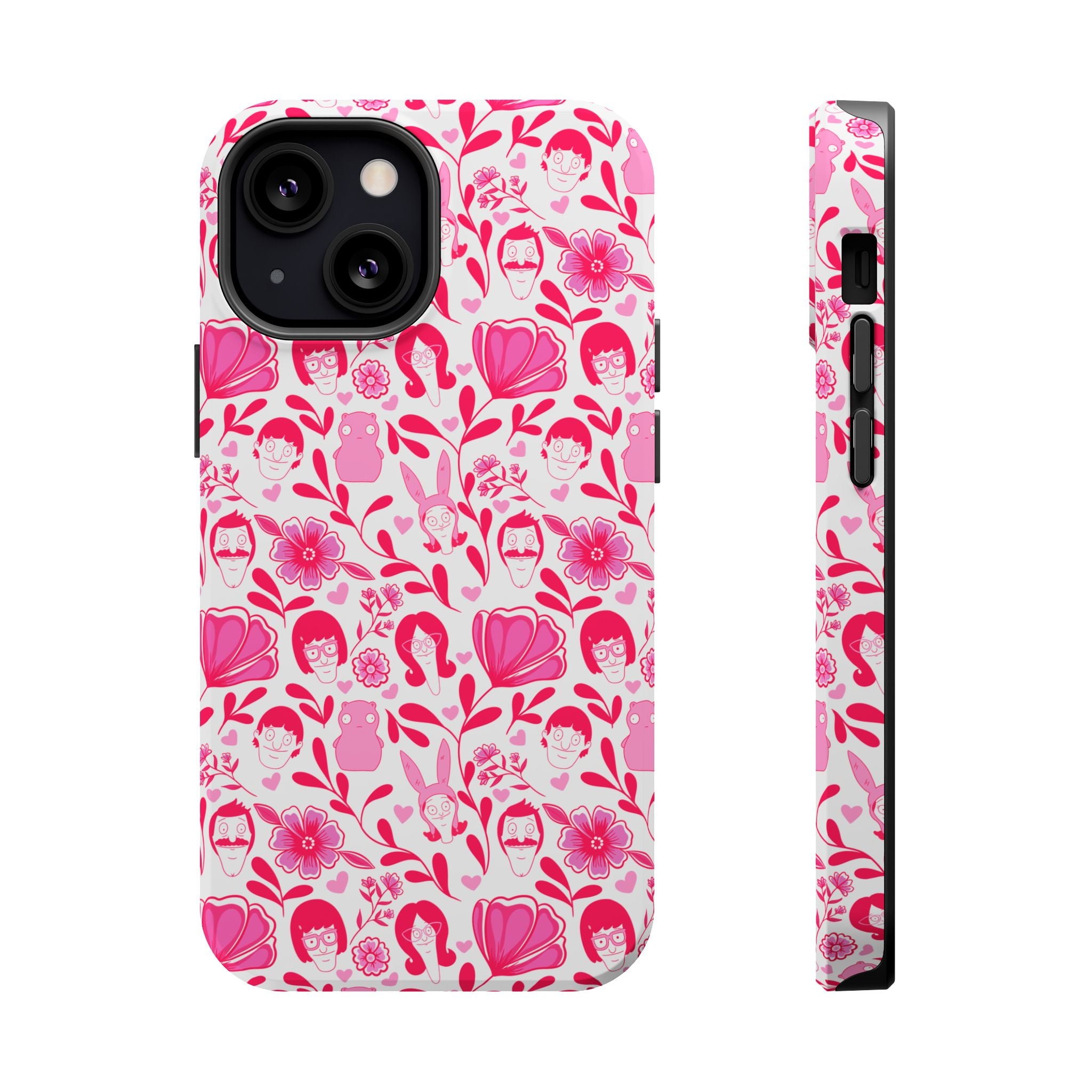 Belcher's Fine China iPhone Case V1 Pink – Magnetic Impact-Resistant