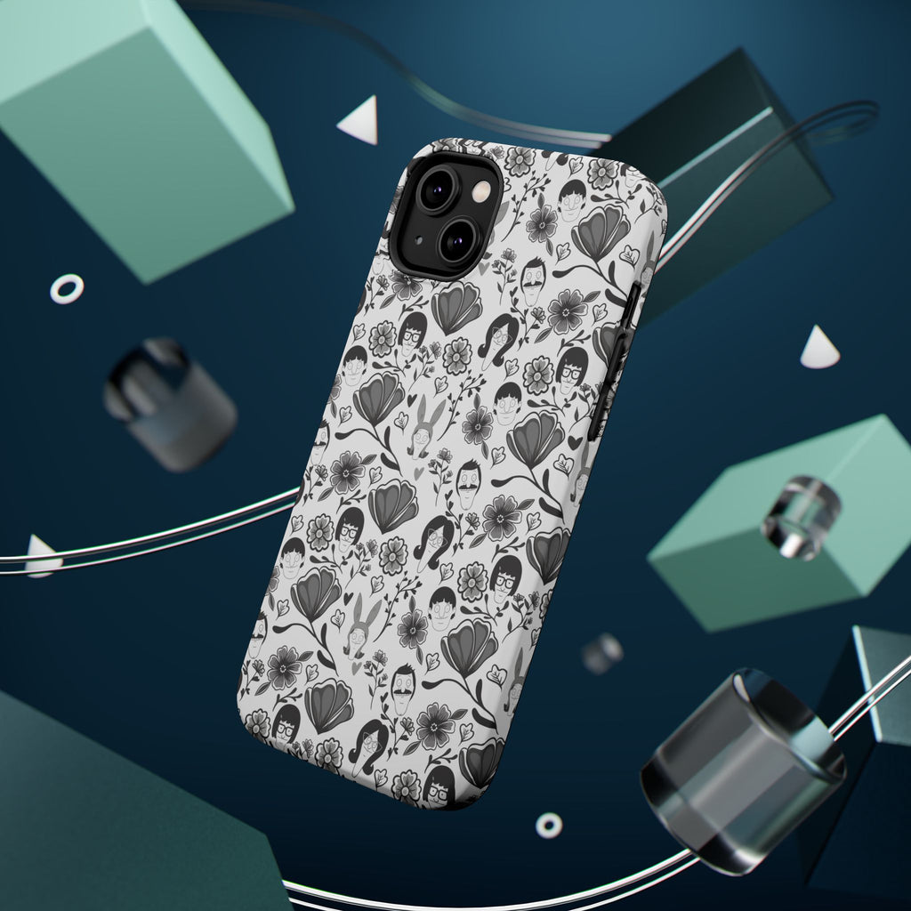 Belcher's Fine China iPhone Case V1 Monochrome – Magnetic Impact-Resistant