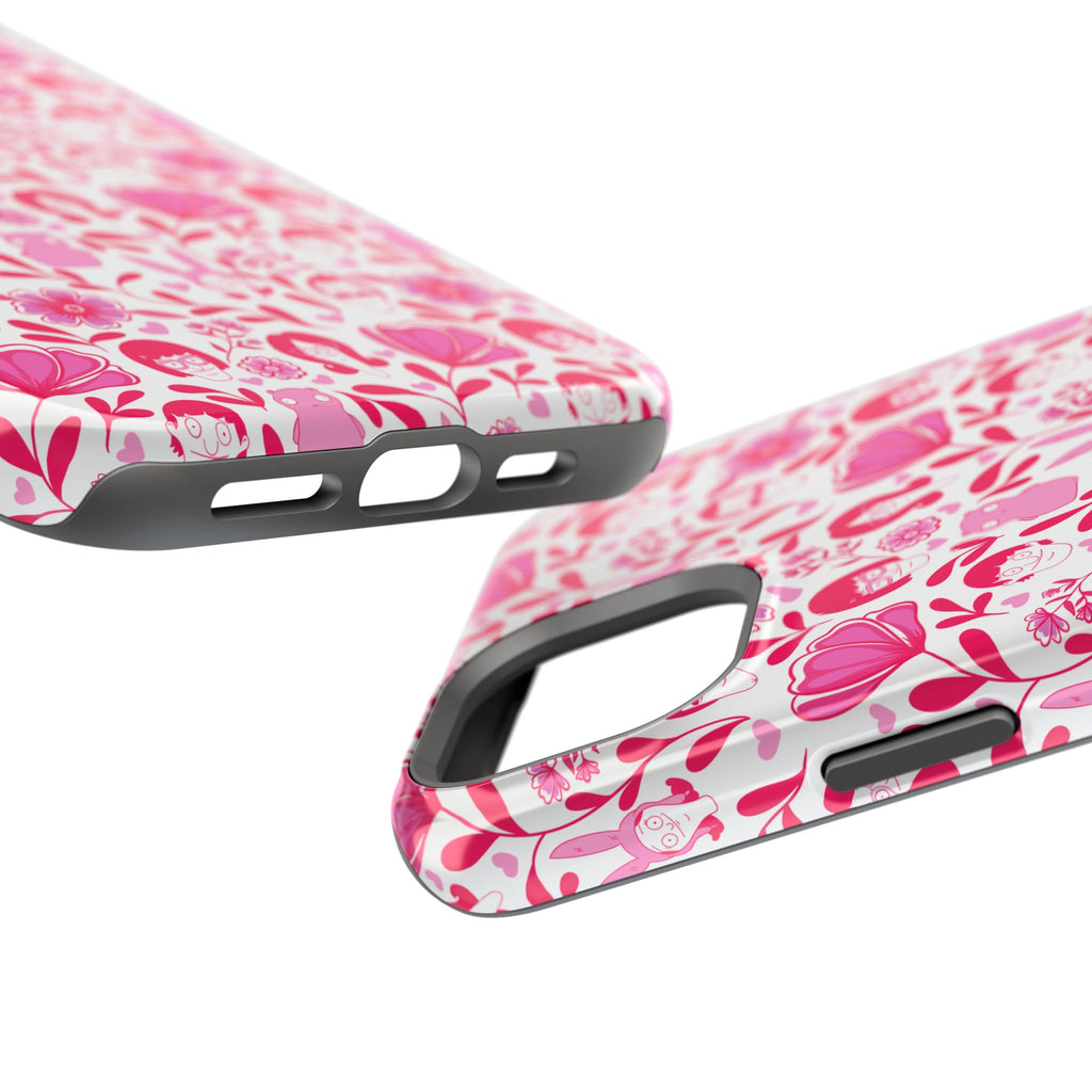Belcher's Fine China iPhone Case V1 Pink – Magnetic Impact-Resistant