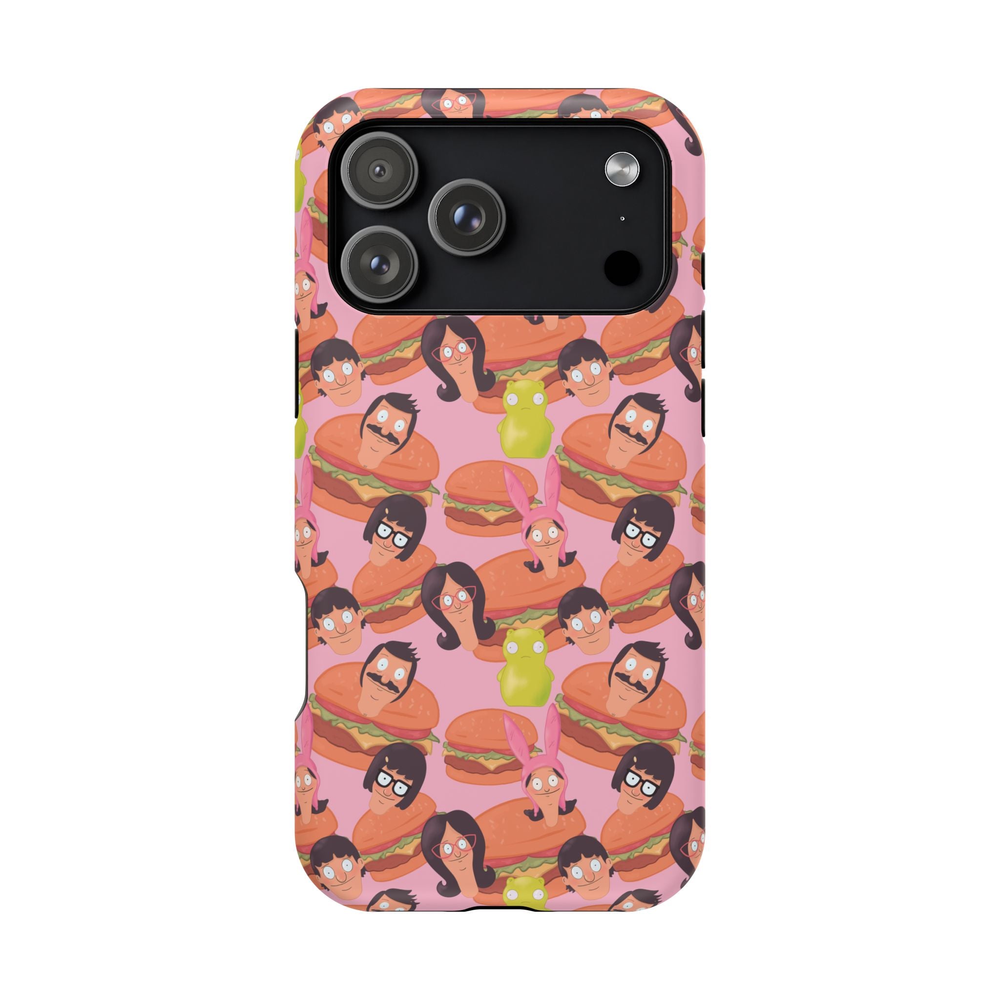 Belcher's Burger Time - Pink Magnetic Impact-Resistant iPhone Case
