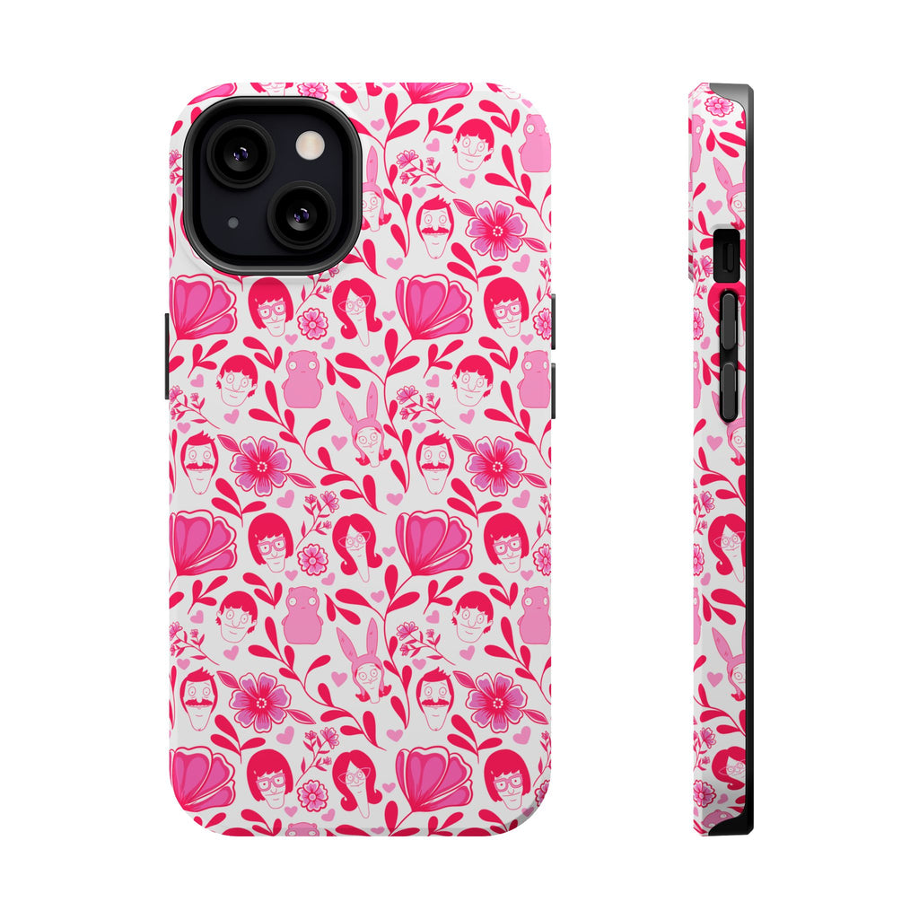 Belcher's Fine China iPhone Case V1 Pink – Magnetic Impact-Resistant