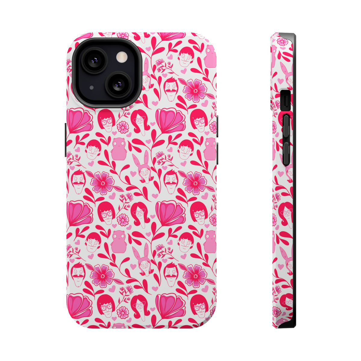 Belcher's Fine China iPhone Case V1 Pink – Magnetic Impact-Resistant