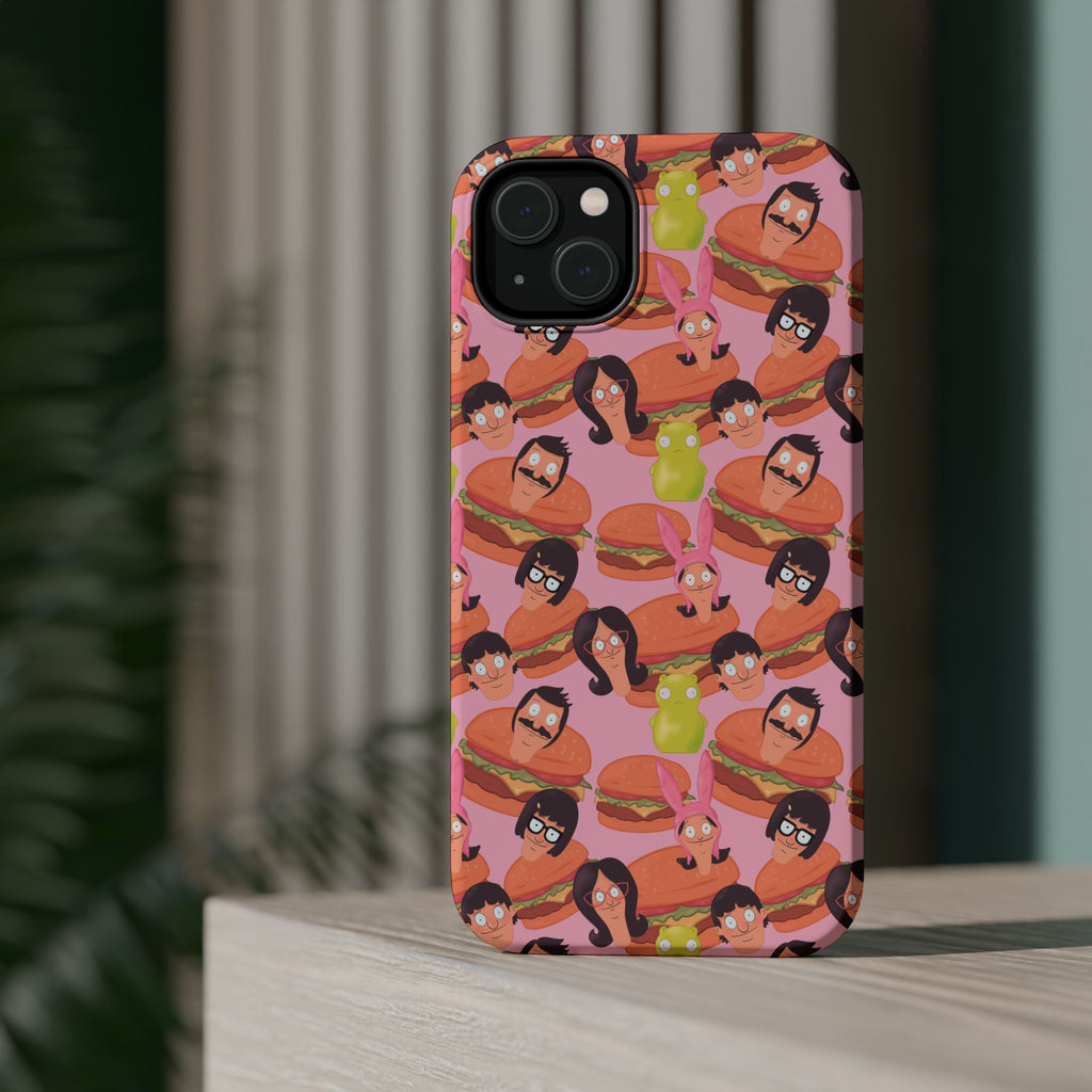 Belcher's Burger Time - Pink Magnetic Impact-Resistant iPhone Case