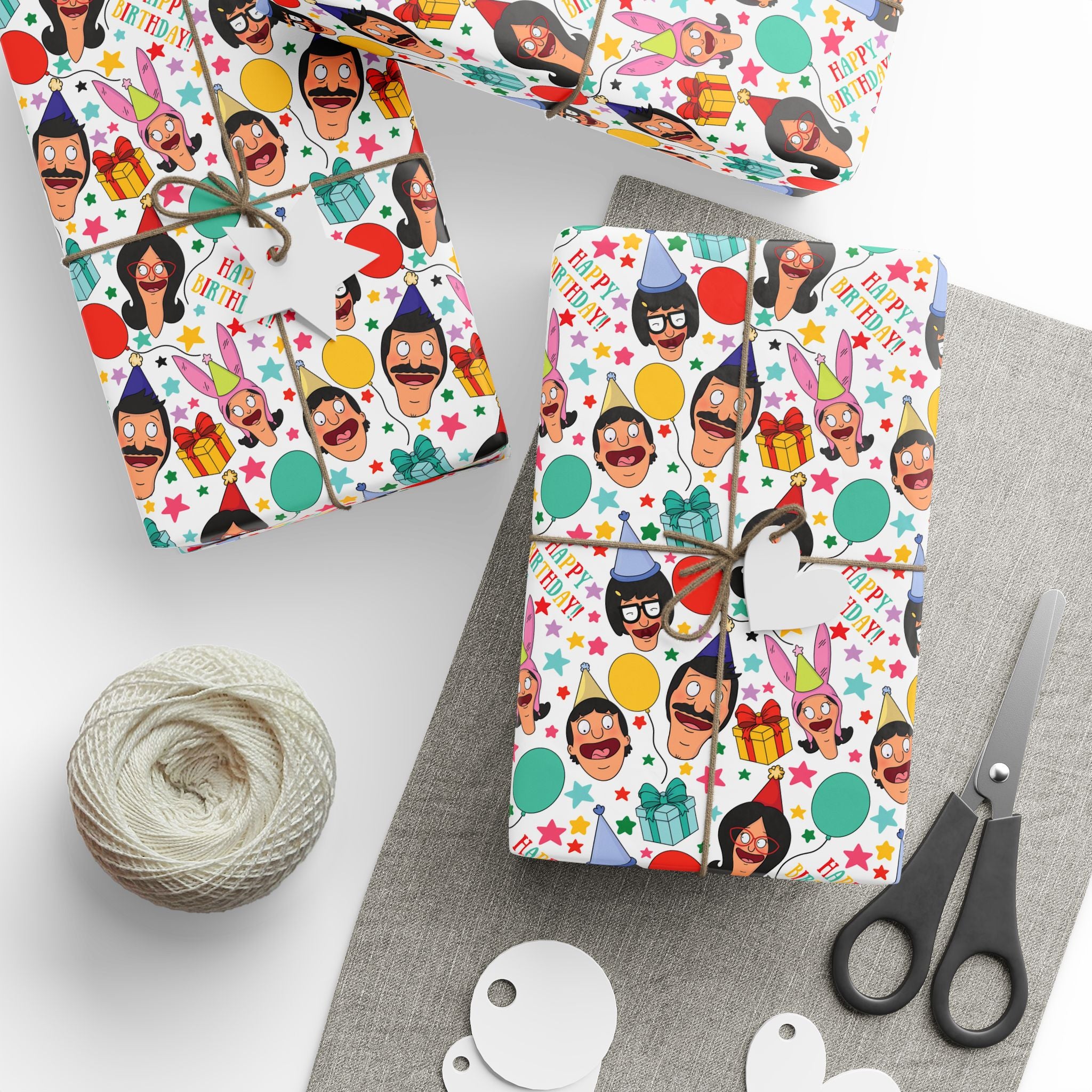 The Belcher's Birthday Gift Wrap