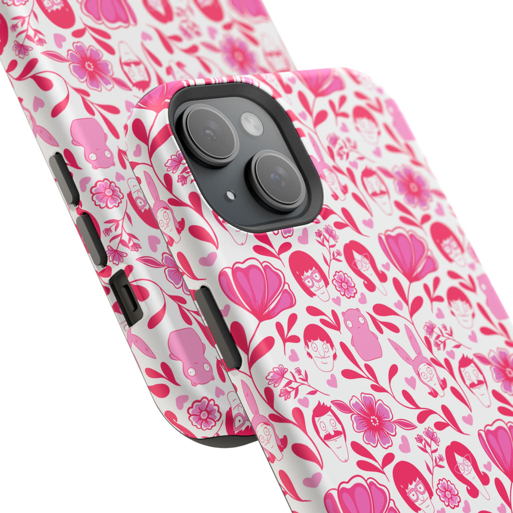 Belcher's Fine China iPhone Case V1 Pink – Magnetic Impact-Resistant