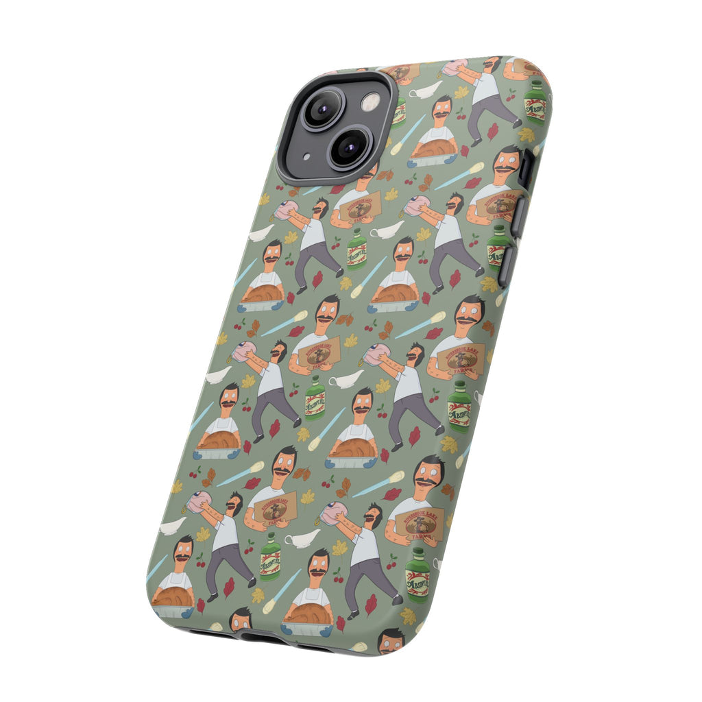 Bob's Burgers Inspired Thanksgiving Bob V1 Tough Case for iPhone, Samsung, and Google Phones