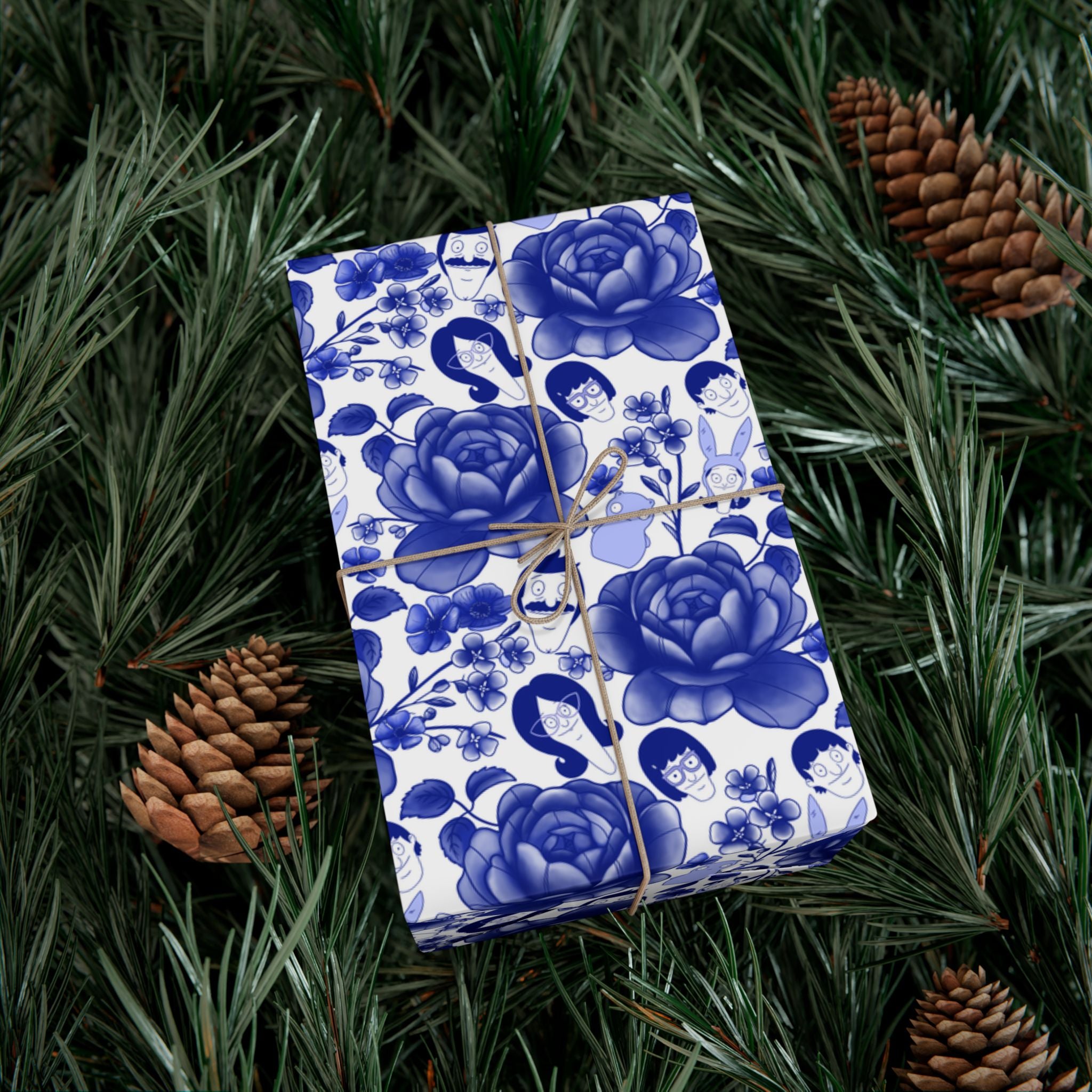 Belcher's Floral Fine China Wrapping Paper