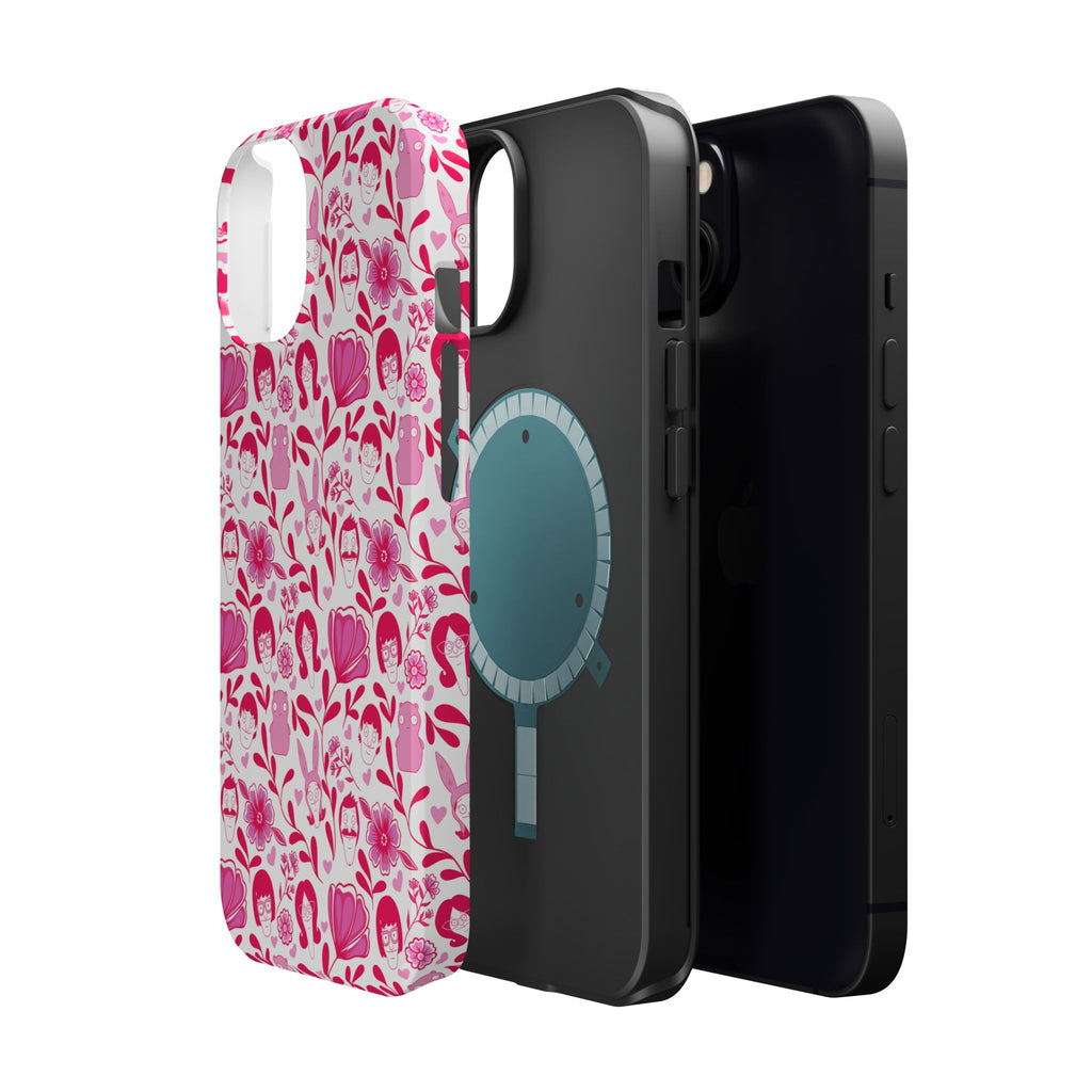 Belcher's Fine China iPhone Case V1 Pink – Magnetic Impact-Resistant