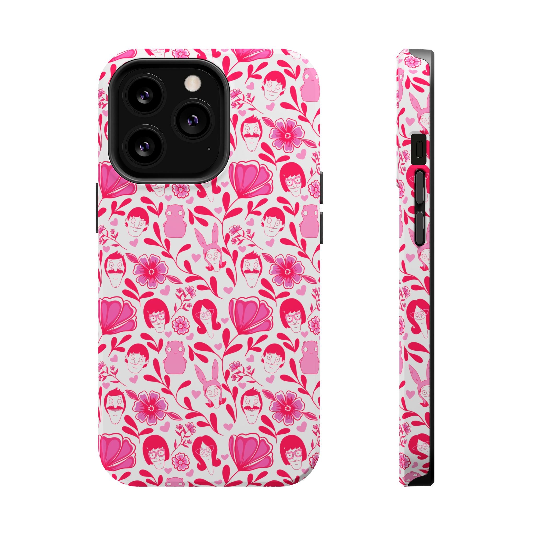 Belcher's Fine China iPhone Case V1 Pink – Magnetic Impact-Resistant