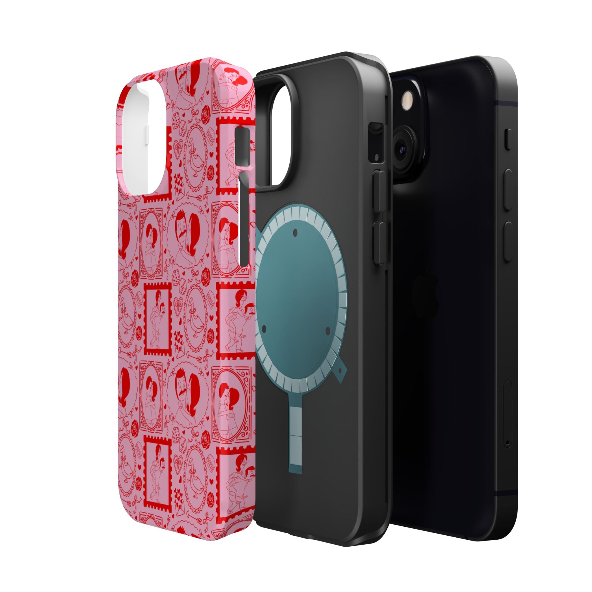 Linda & Bob Valentine's iPhone Case – Magnetic Impact-Resistant PINK