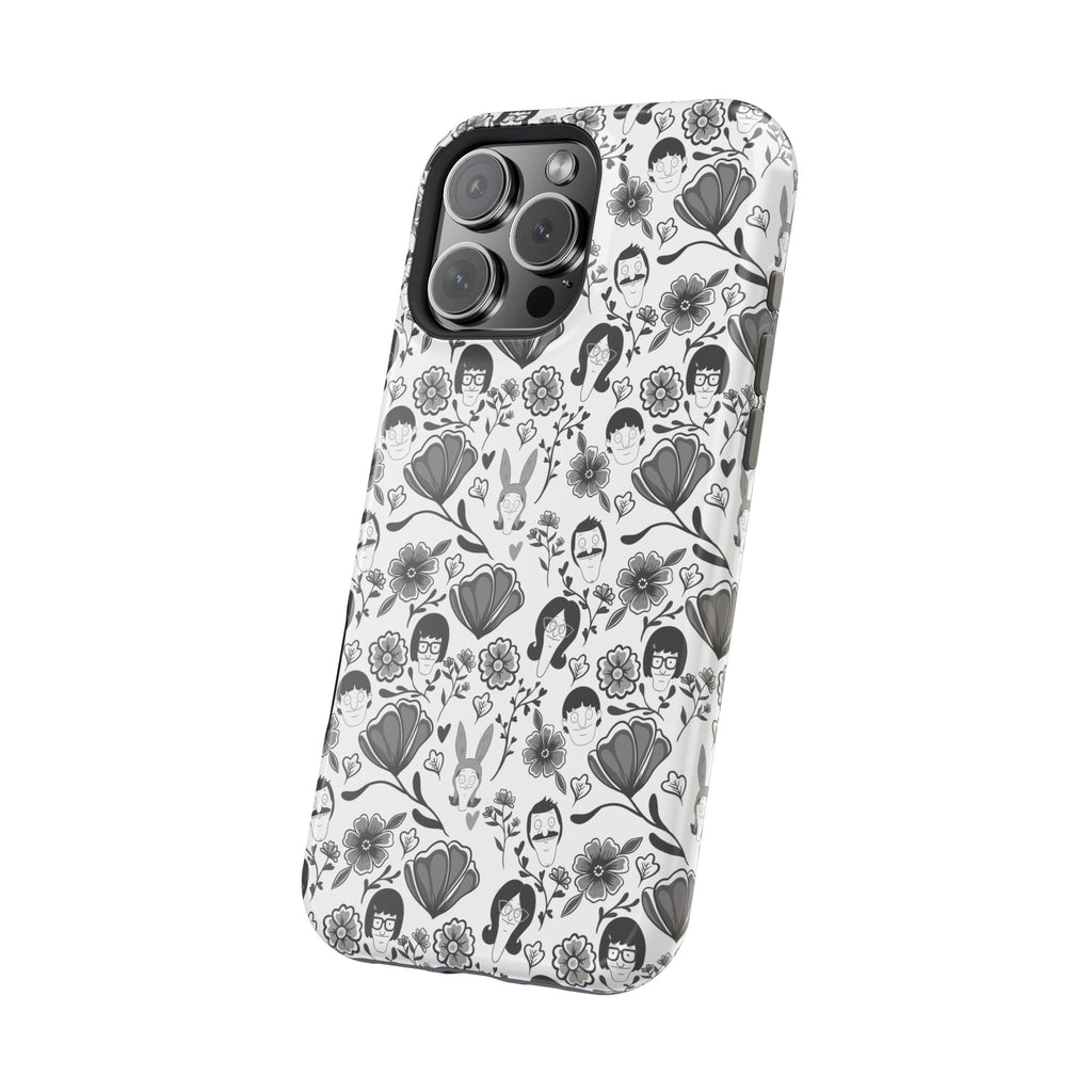 Belcher's Fine China iPhone Case V1 Monochrome – Magnetic Impact-Resistant