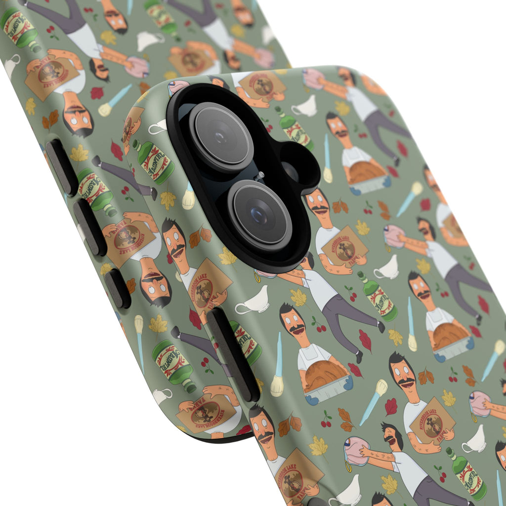 Bob's Burgers Inspired Thanksgiving Bob V1 Tough Case for iPhone, Samsung, and Google Phones