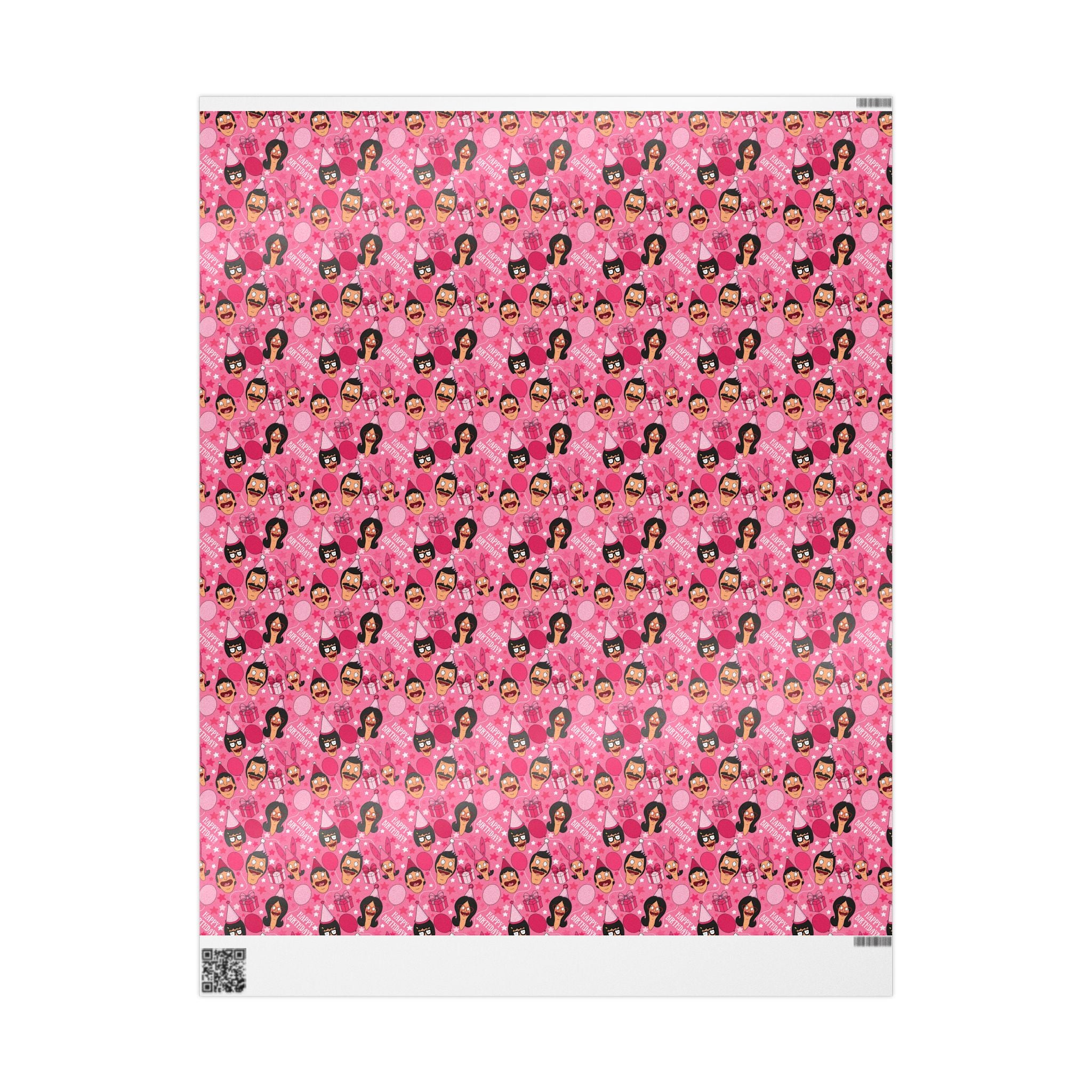The Belcher's Birthday Gift Wrap-Pink Edition