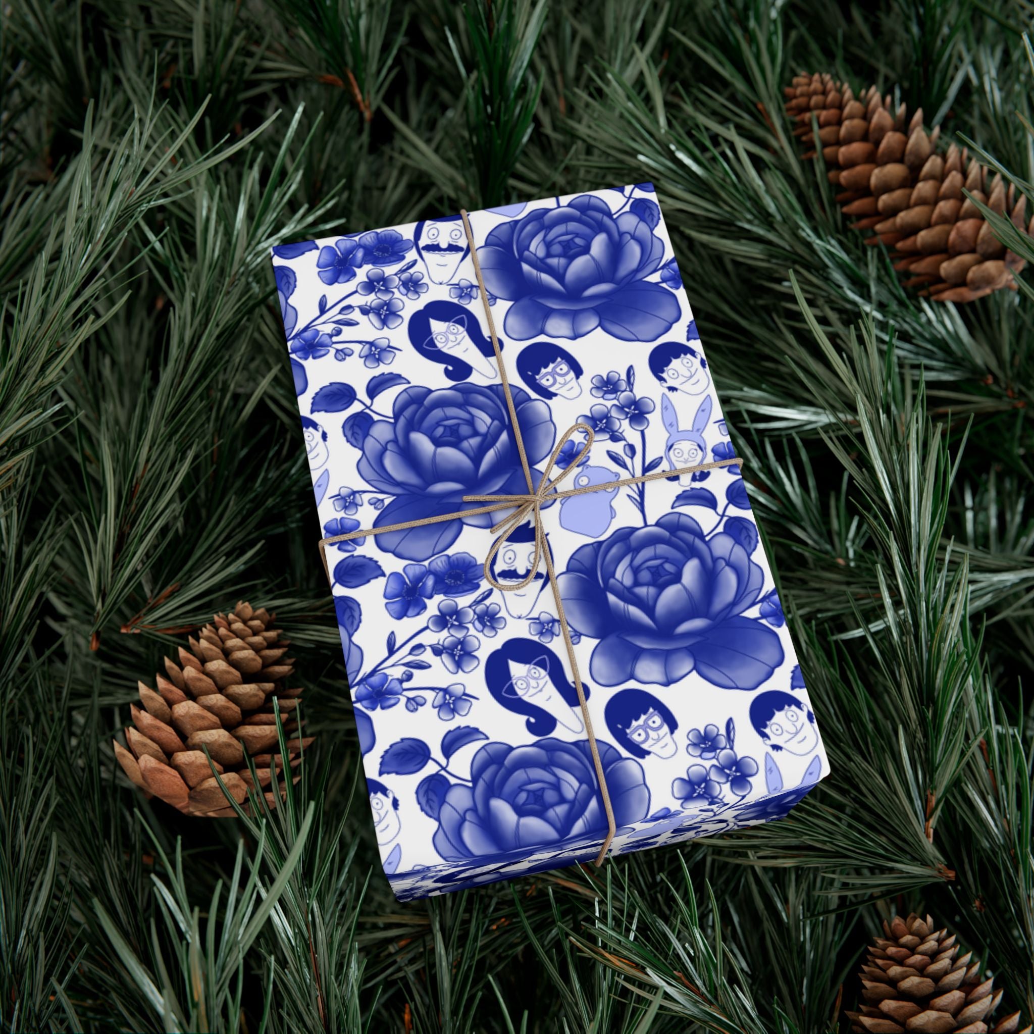 Belcher's Floral Fine China Wrapping Paper