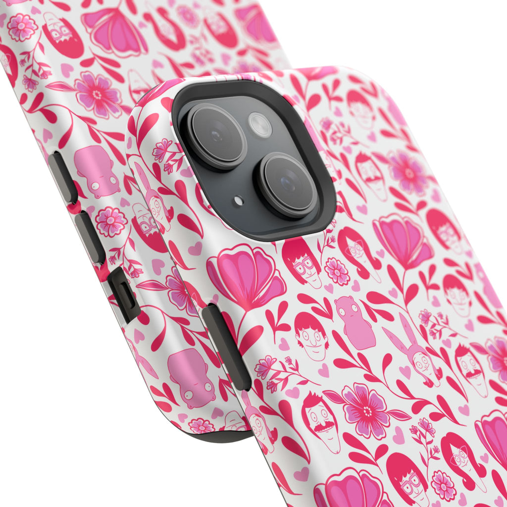 Belcher's Fine China iPhone Case V1 Pink – Magnetic Impact-Resistant