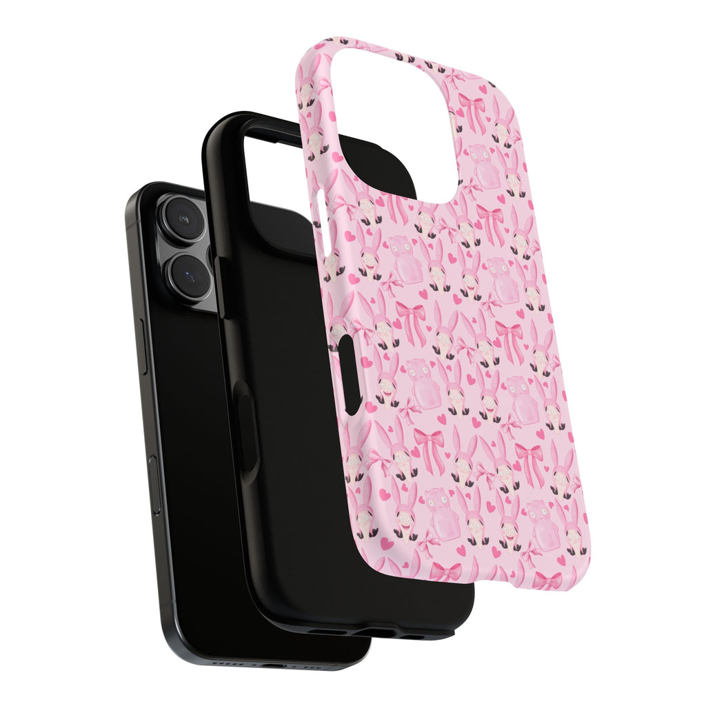 Bob's Burgers Inspired Coquette Louise Tough Case for iPhone, Google, and Samsung