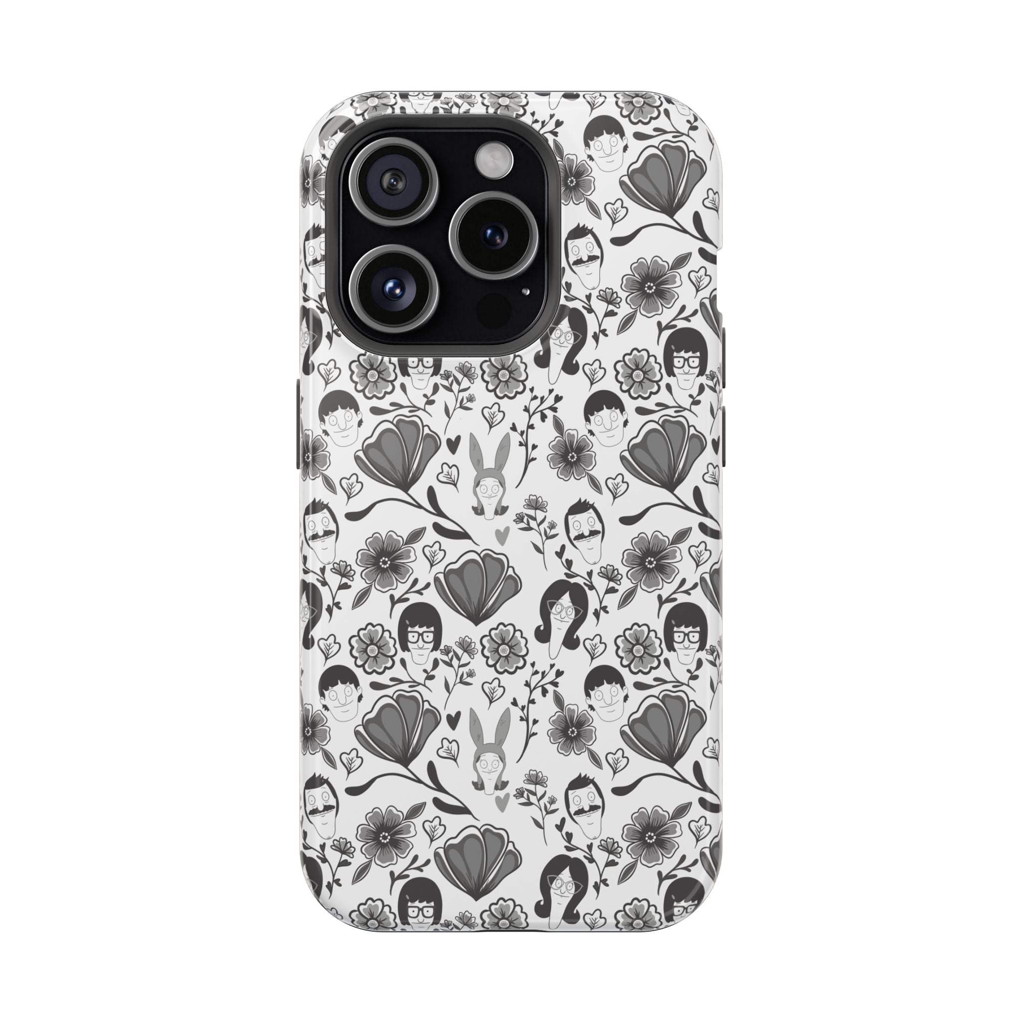 Belcher's Fine China iPhone Case V1 Monochrome – Magnetic Impact-Resistant