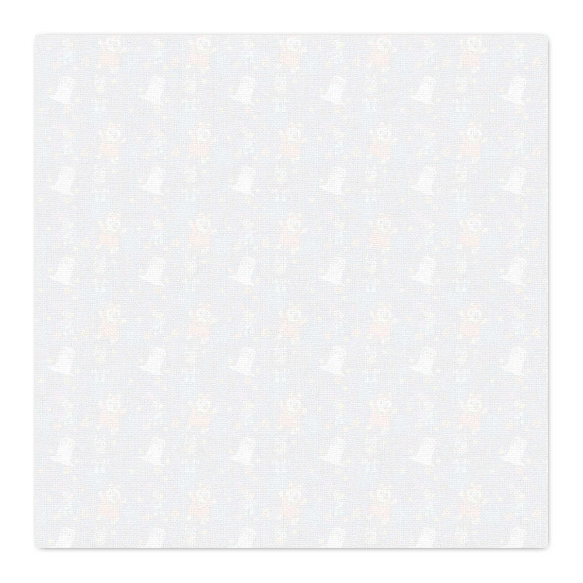 Blue Pup Halloween Combed Cotton Fabric by the Yard