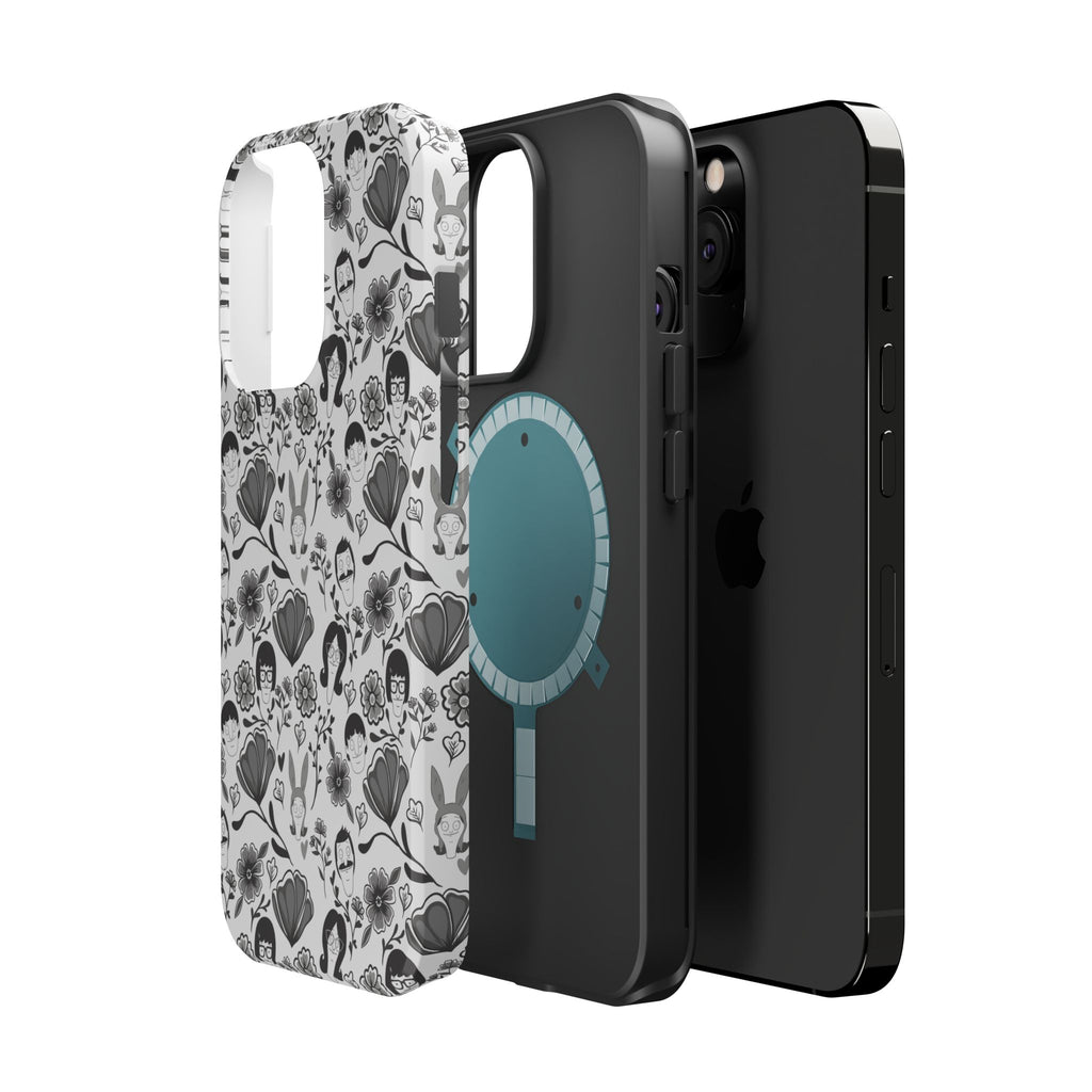 Belcher's Fine China iPhone Case V1 Monochrome – Magnetic Impact-Resistant