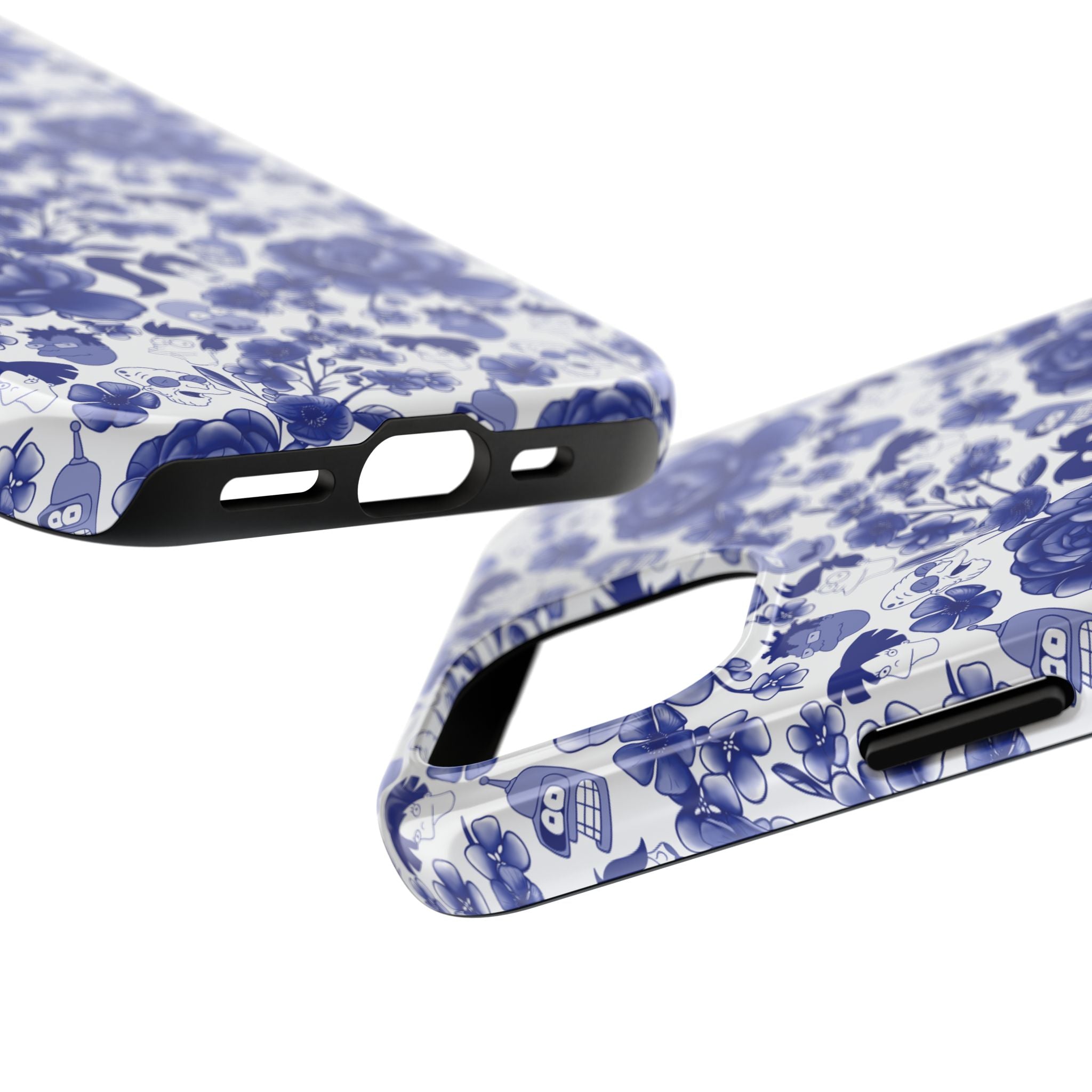 Futurama Inspired Fine China Tough Phone Case (iPhone, Samsung) Not MagSafe!