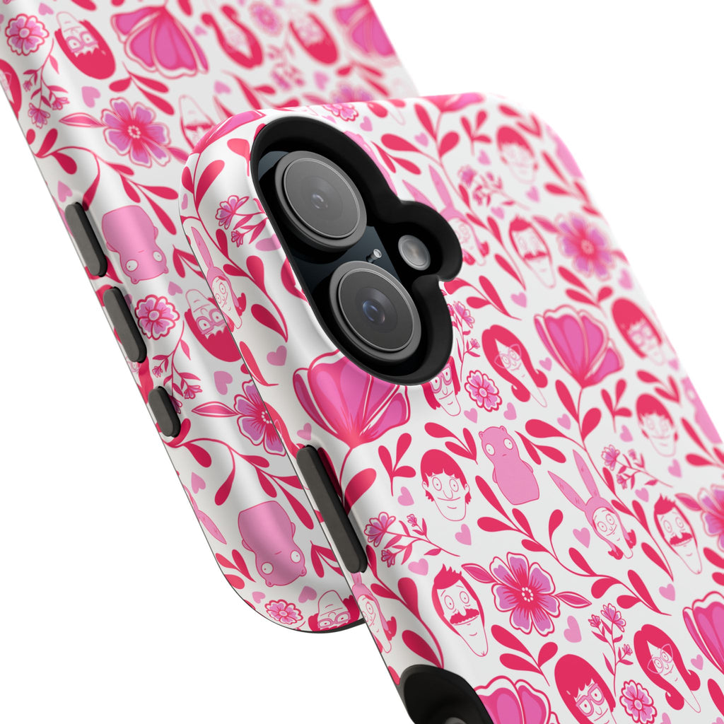 Belcher's Fine China iPhone Case V1 Pink – Magnetic Impact-Resistant