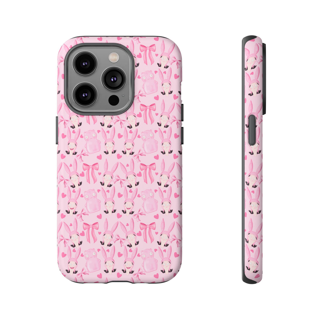 Bob's Burgers Inspired Coquette Louise Tough Case for iPhone, Google, and Samsung