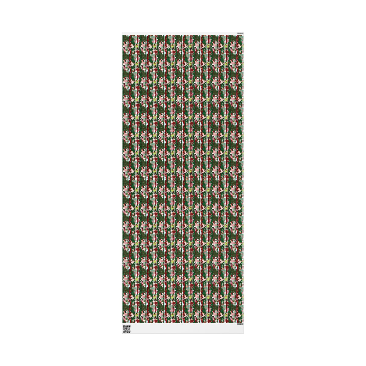 Belcher's Nutcracker Plaid Gift Wrap
