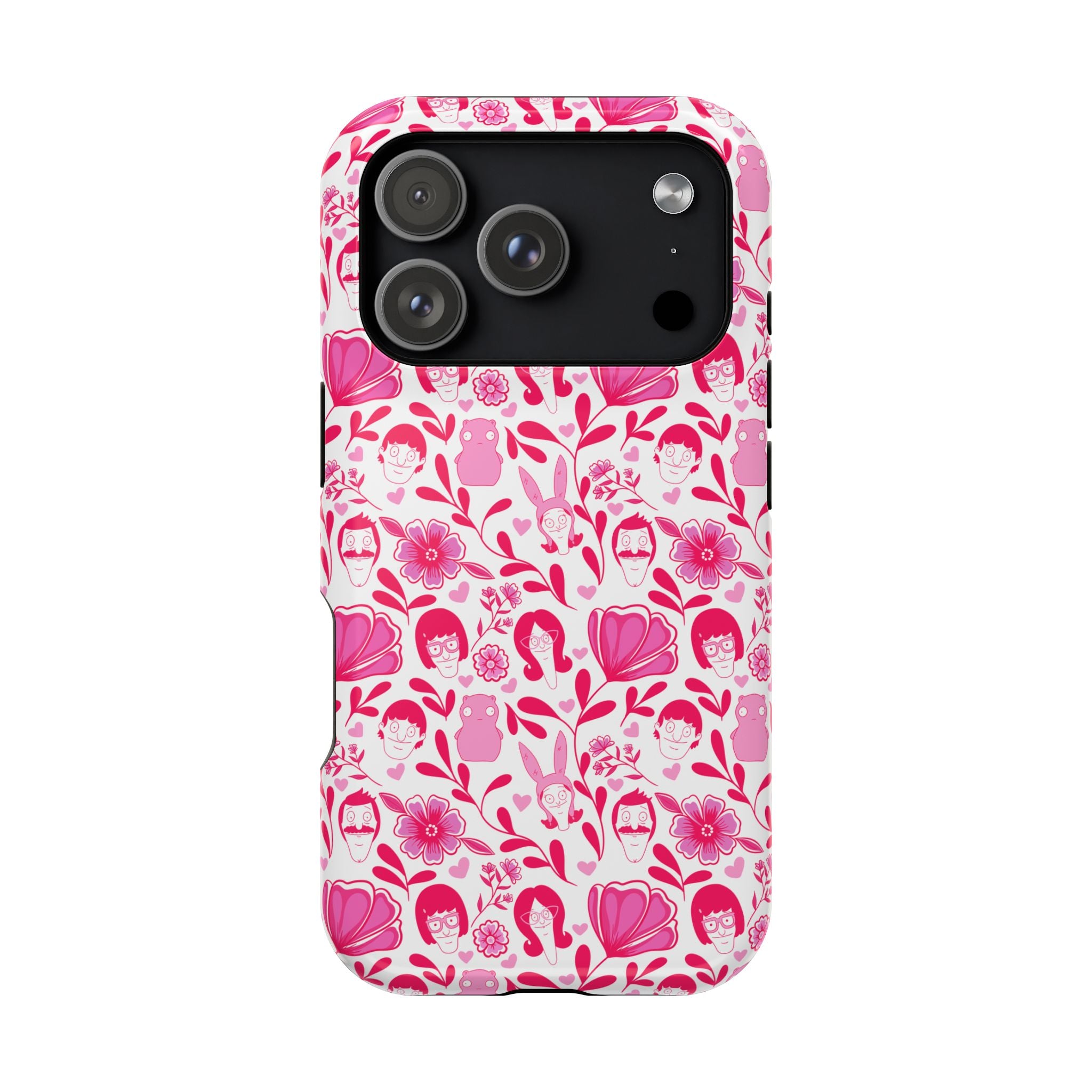 Belcher's Fine China iPhone Case V1 Pink – Magnetic Impact-Resistant