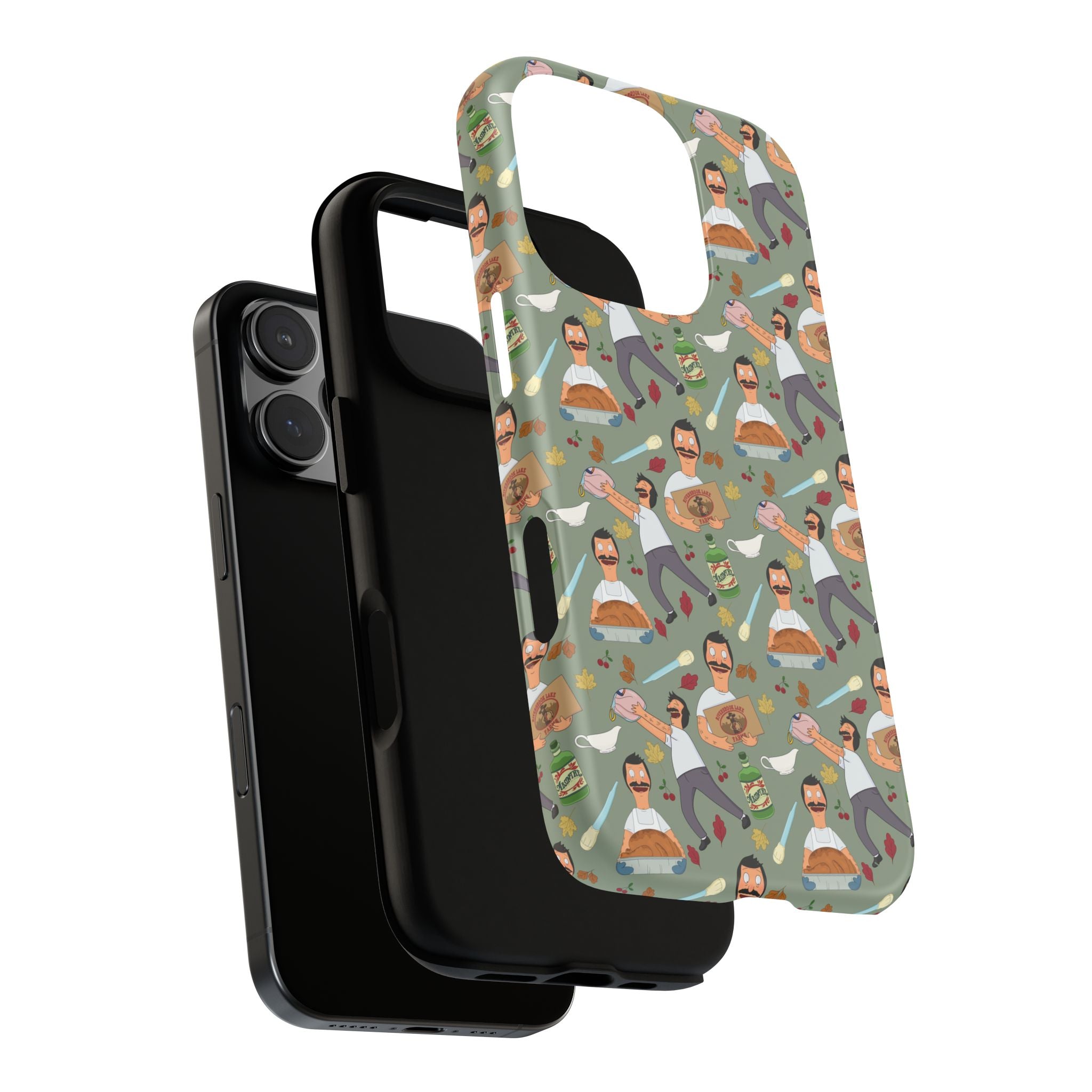 Bob's Burgers Inspired Thanksgiving Bob V1 Tough Case for iPhone, Samsung, and Google Phones