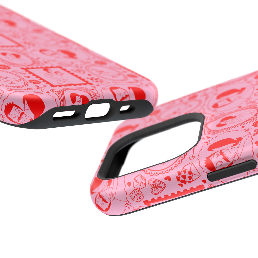 Linda & Bob Valentine's iPhone Case – Magnetic Impact-Resistant PINK