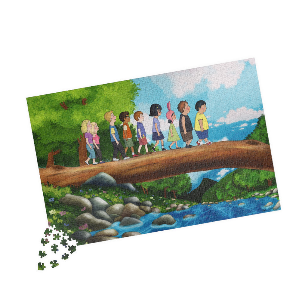 Adventure to see the Two Butted Goat – Ghibli and Bob's Burgers Inspired Jigsaw Puzzle (110–1014 pcs)