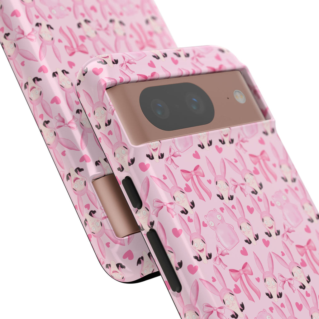 Bob's Burgers Inspired Coquette Louise Tough Case for iPhone, Google, and Samsung