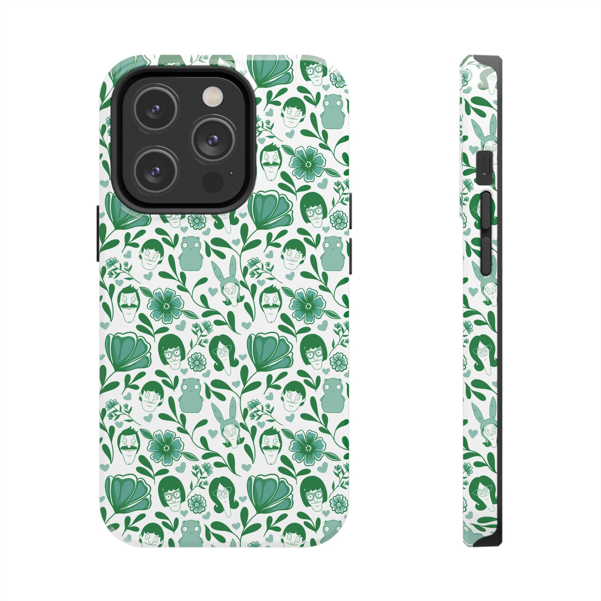 Belcher's Green Fine China Tough Phone Case (iPhone, Samsung) Not MagSafe!