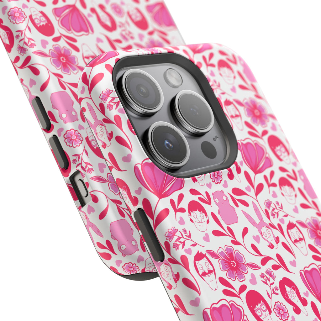 Belcher's Fine China iPhone Case V1 Pink – Magnetic Impact-Resistant