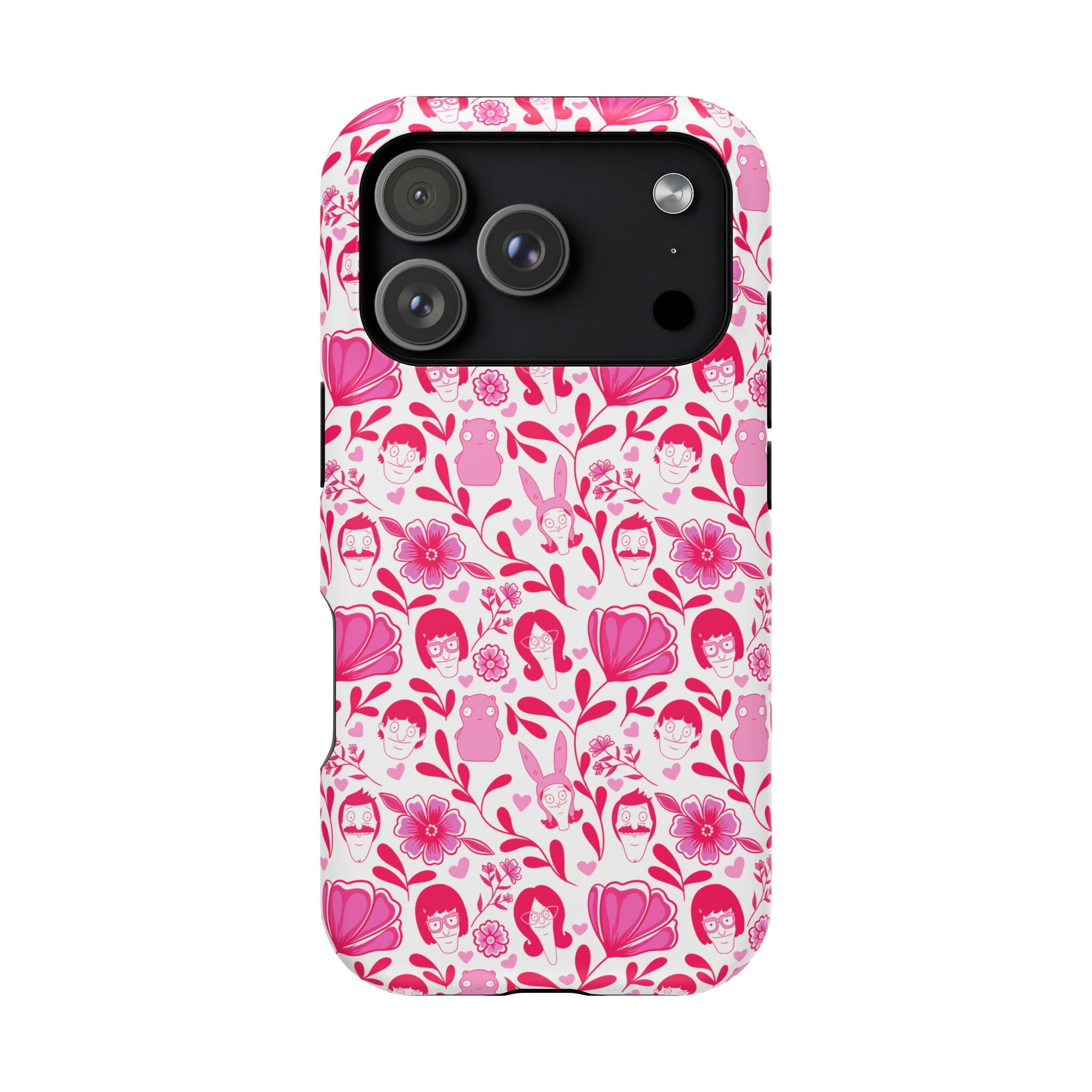 Belcher's Fine China iPhone Case V1 Pink – Magnetic Impact-Resistant