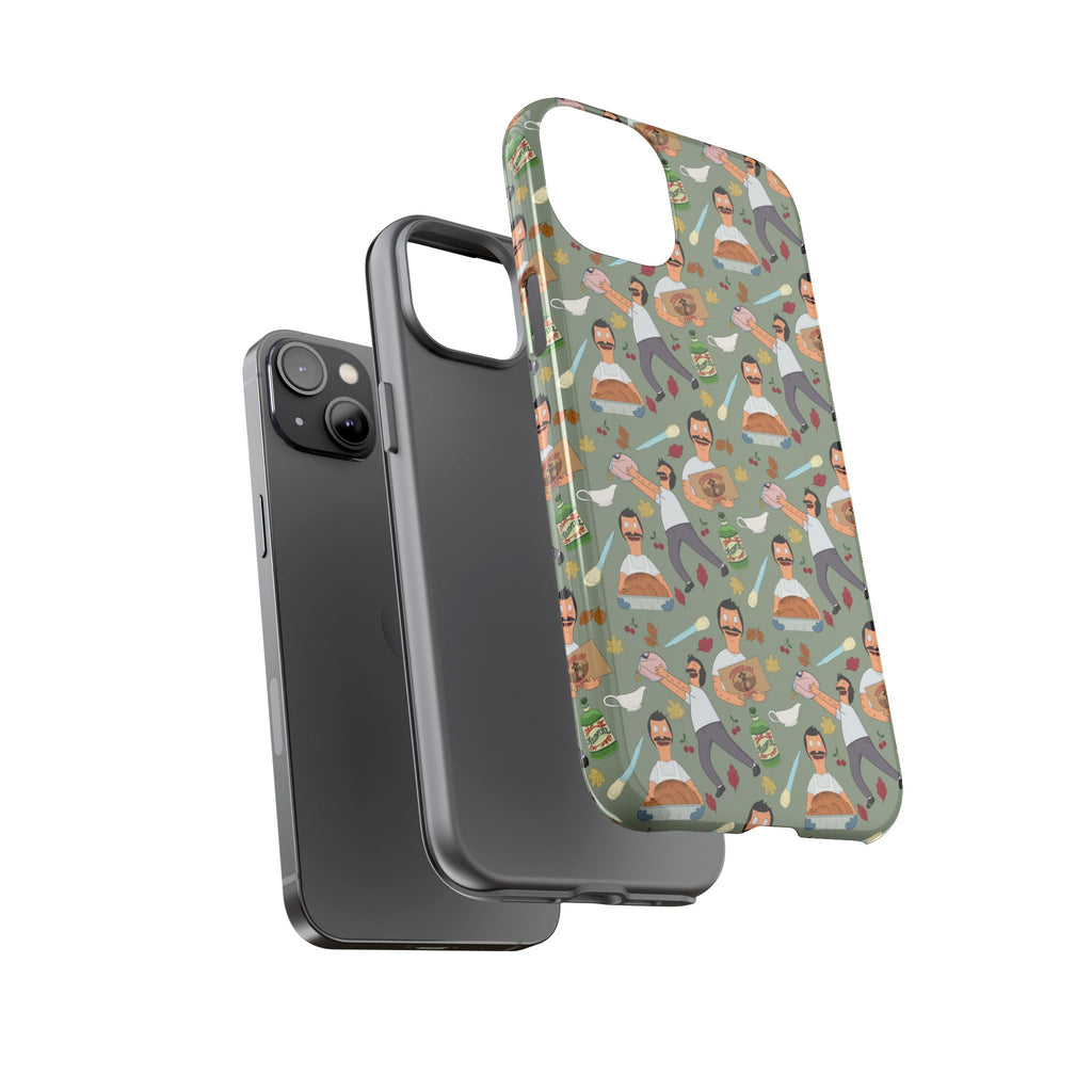 Bob's Burgers Inspired Thanksgiving Bob V1 Tough Case for iPhone, Samsung, and Google Phones