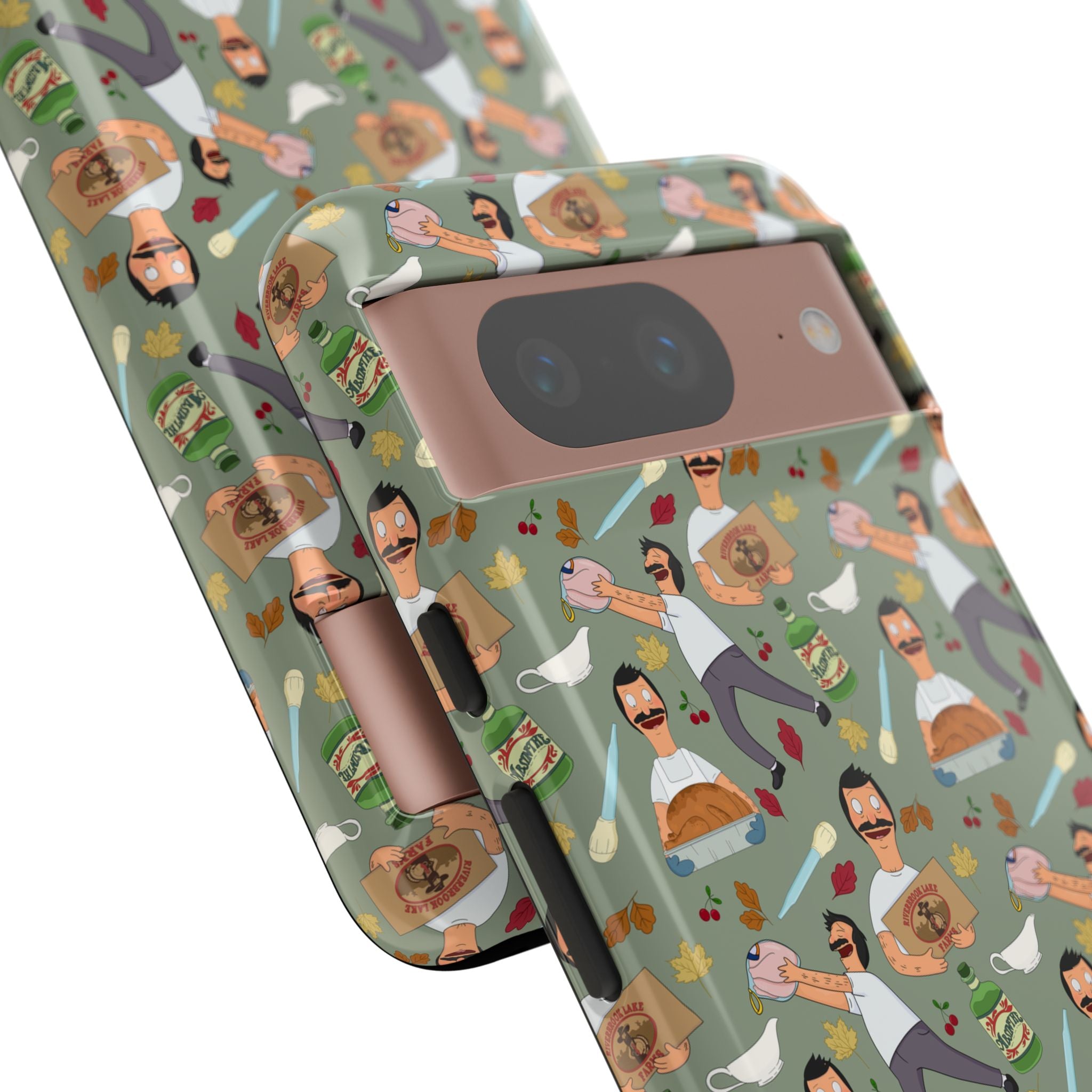 Bob's Burgers Inspired Thanksgiving Bob V1 Tough Case for iPhone, Samsung, and Google Phones