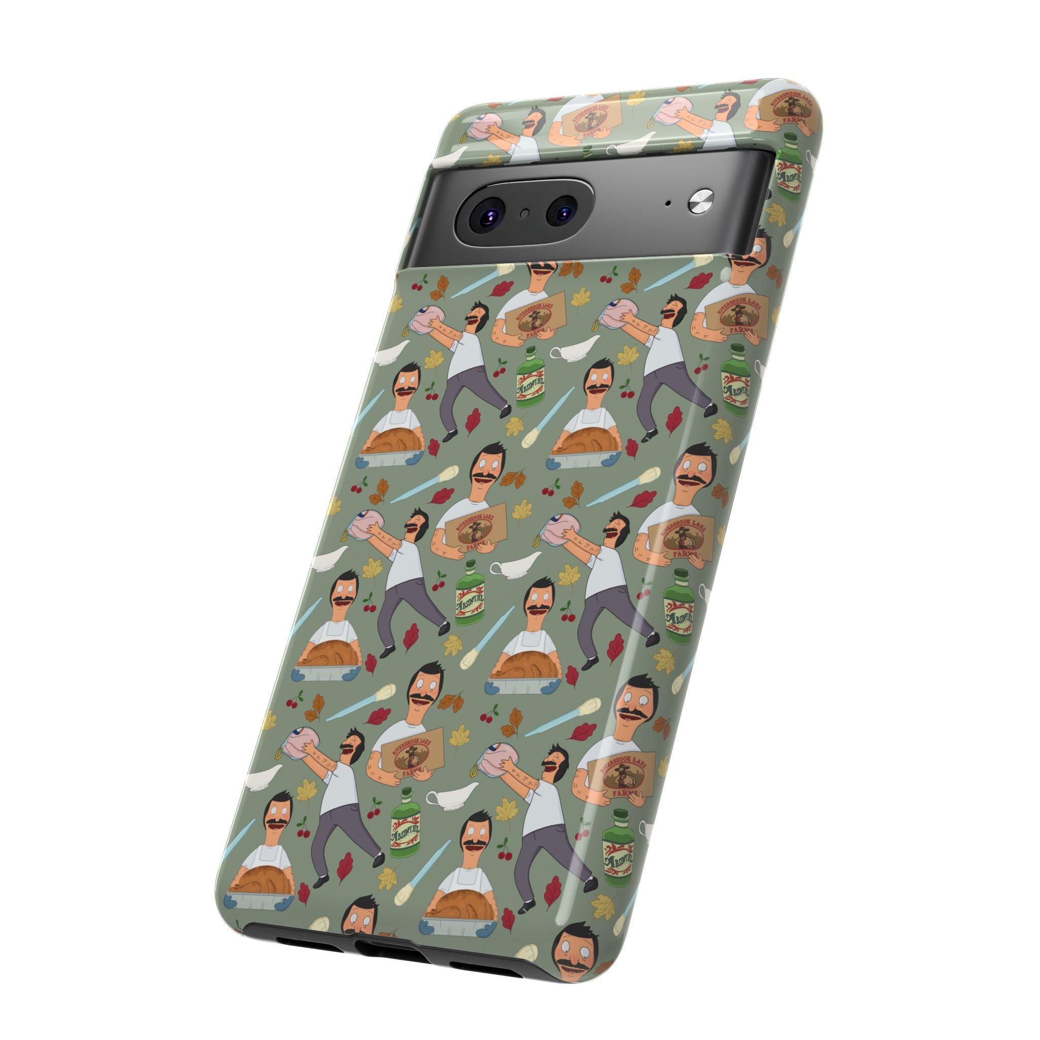 Bob's Burgers Inspired Thanksgiving Bob V1 Tough Case for iPhone, Samsung, and Google Phones