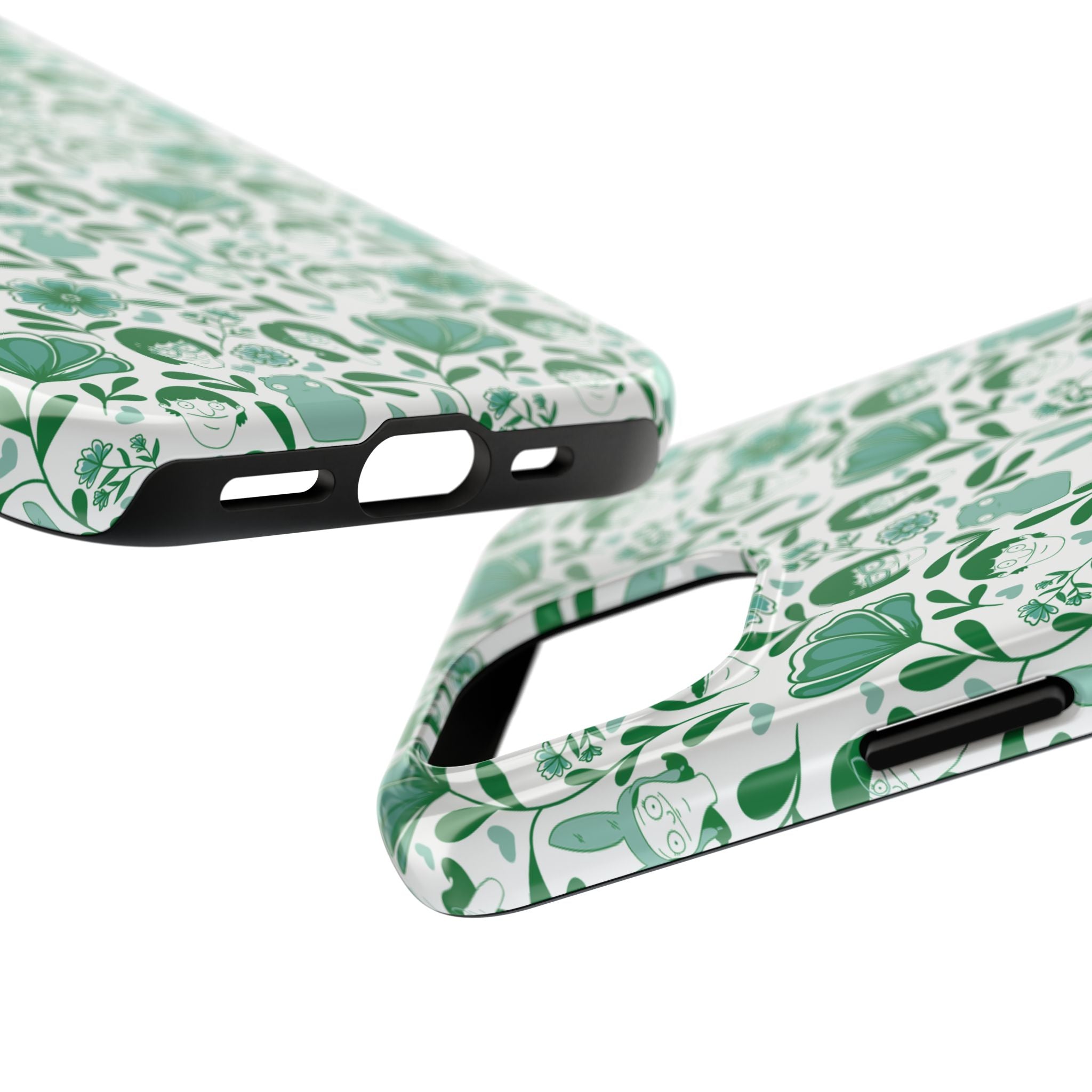 Belcher's Green Fine China Tough Phone Case (iPhone, Samsung) Not MagSafe!