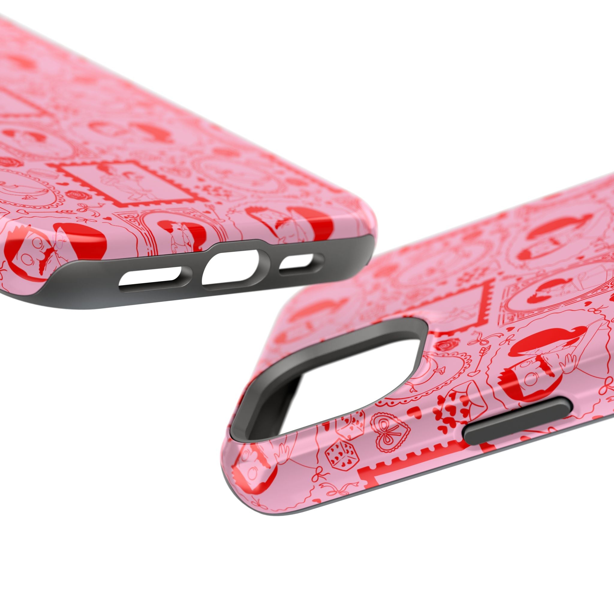 Linda & Bob Valentine's iPhone Case – Magnetic Impact-Resistant PINK