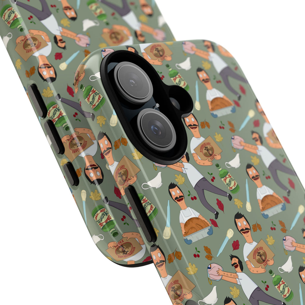 Bob's Burgers Inspired Thanksgiving Bob V1 Tough Case for iPhone, Samsung, and Google Phones