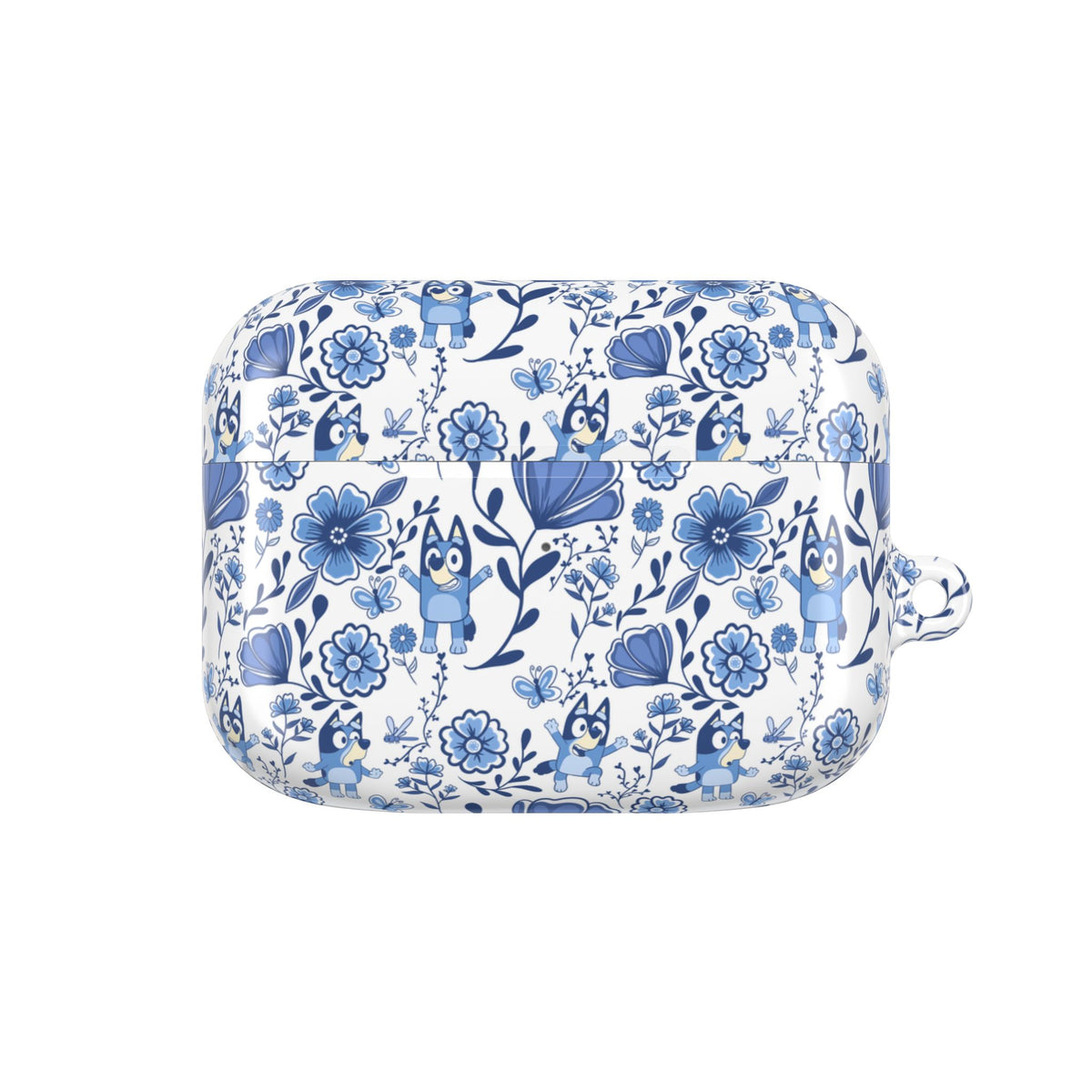 Blue Heeler Dog Charming Floral AirPod Case