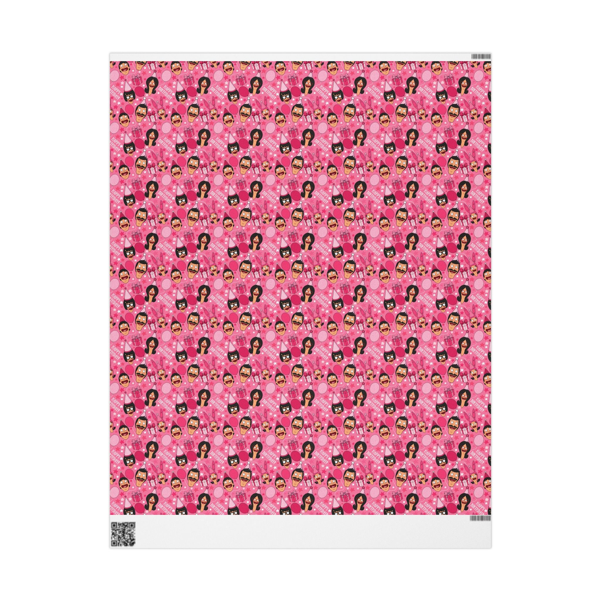 The Belcher's Birthday Gift Wrap-Pink Edition