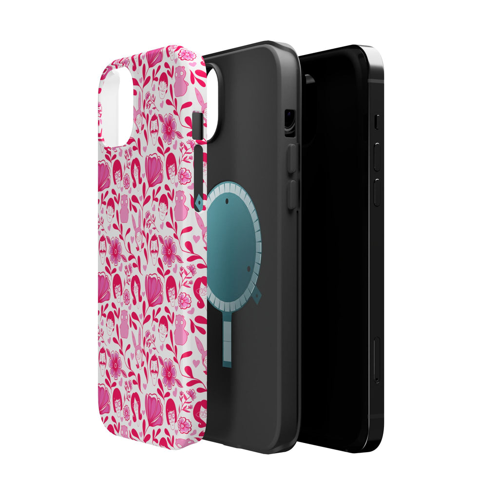 Belcher's Fine China iPhone Case V1 Pink – Magnetic Impact-Resistant